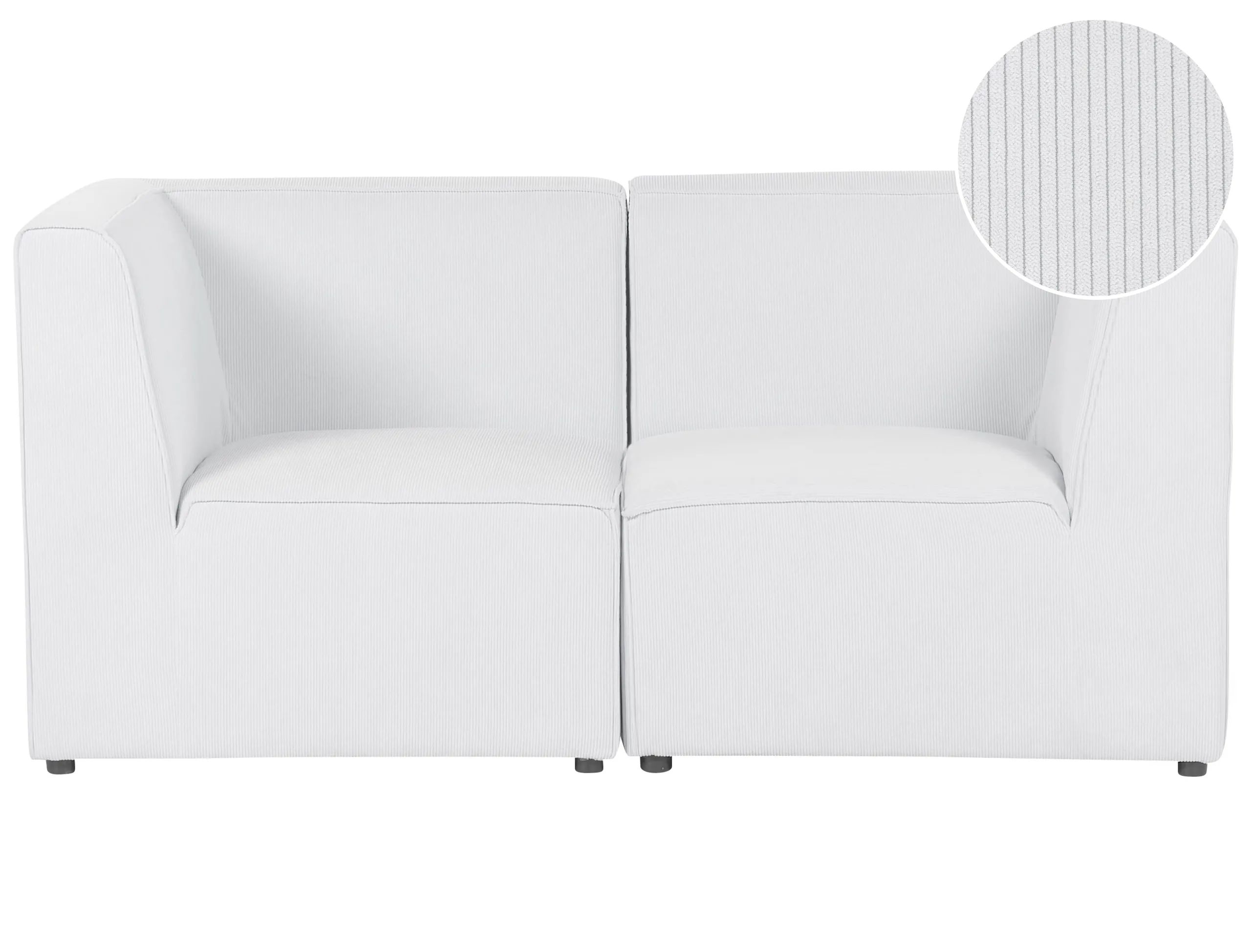 Modular Sofa 2 Seater LEMVIG Corduroy Off-White