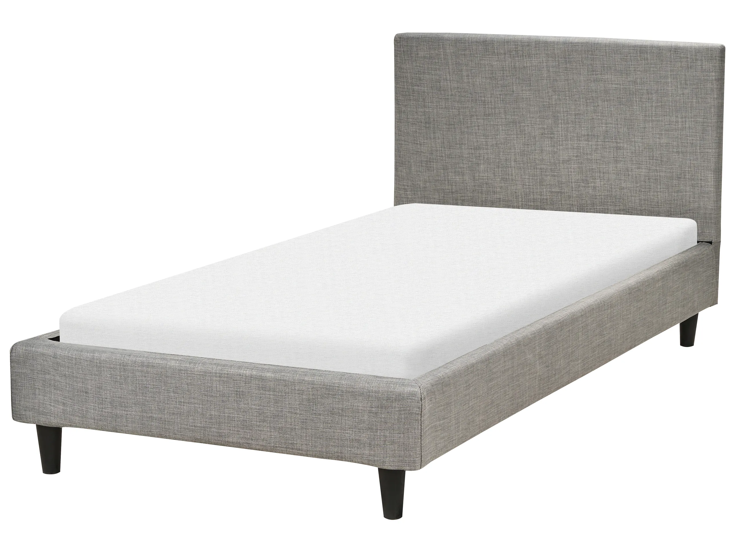 Cama Tela FITOU 90 x 200 cm Gris claro