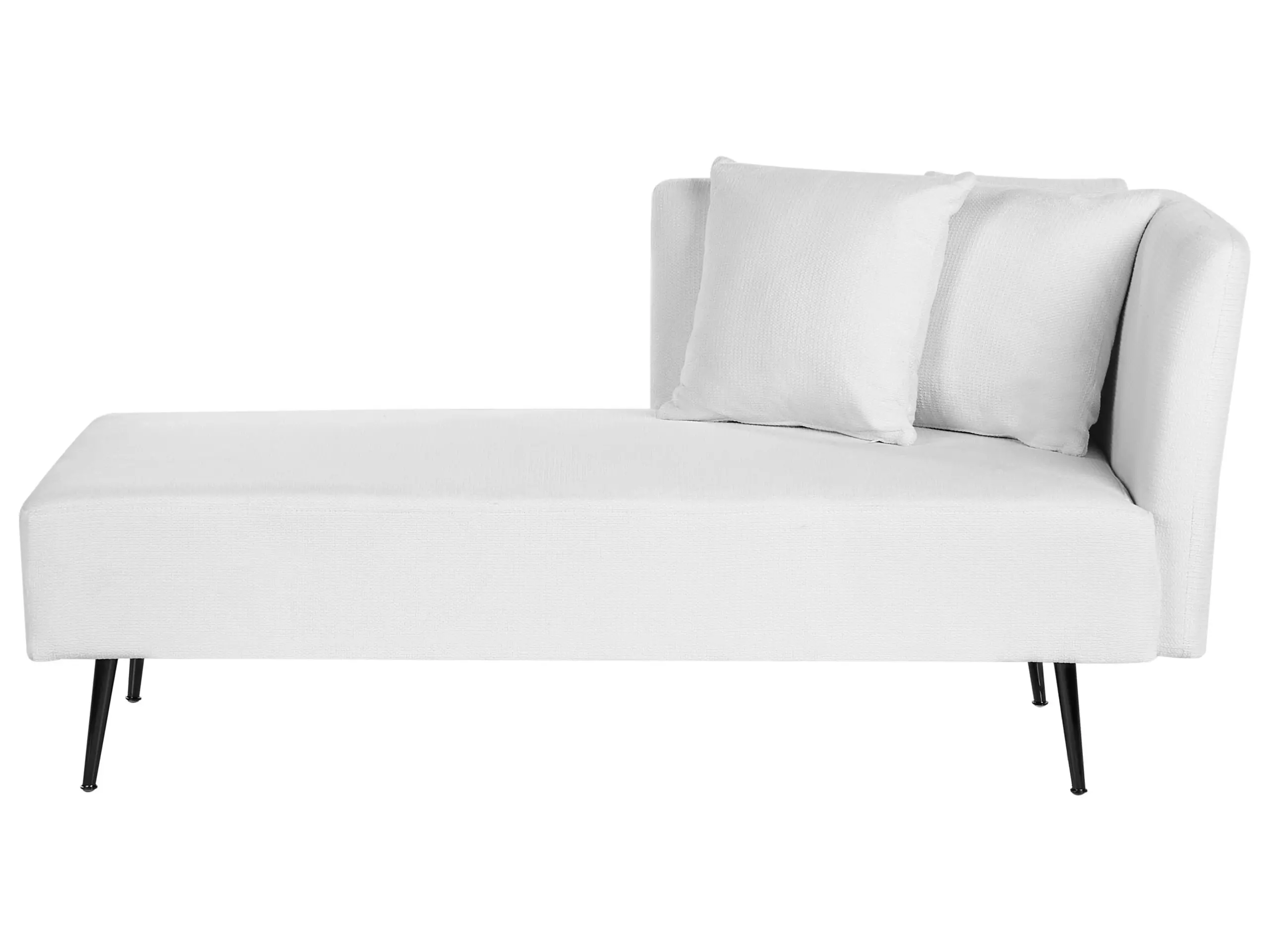 Chaise longue derecho RIOM Tela Blanco