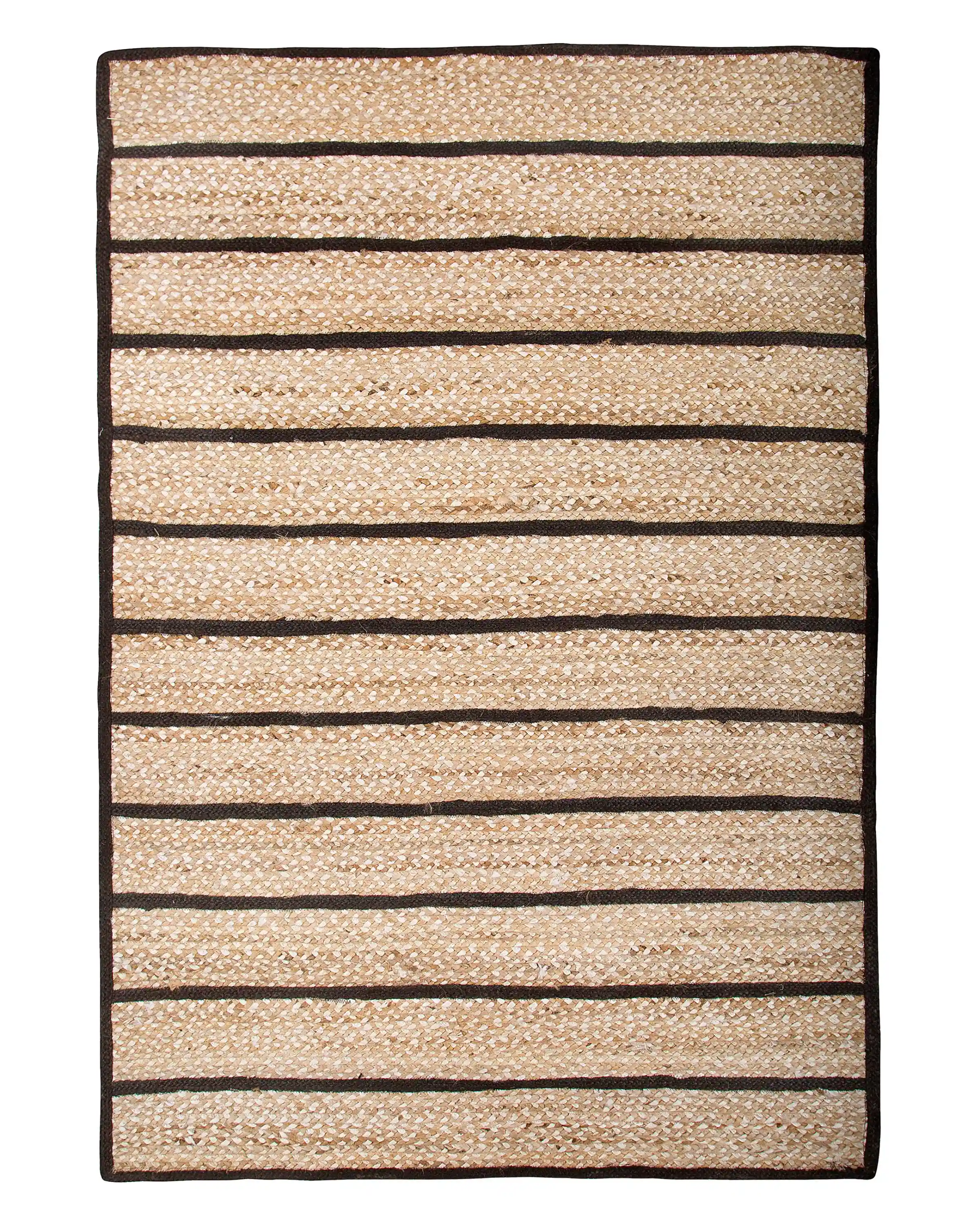Alfombra KARADONA Beige 140 x 200 cm Yute