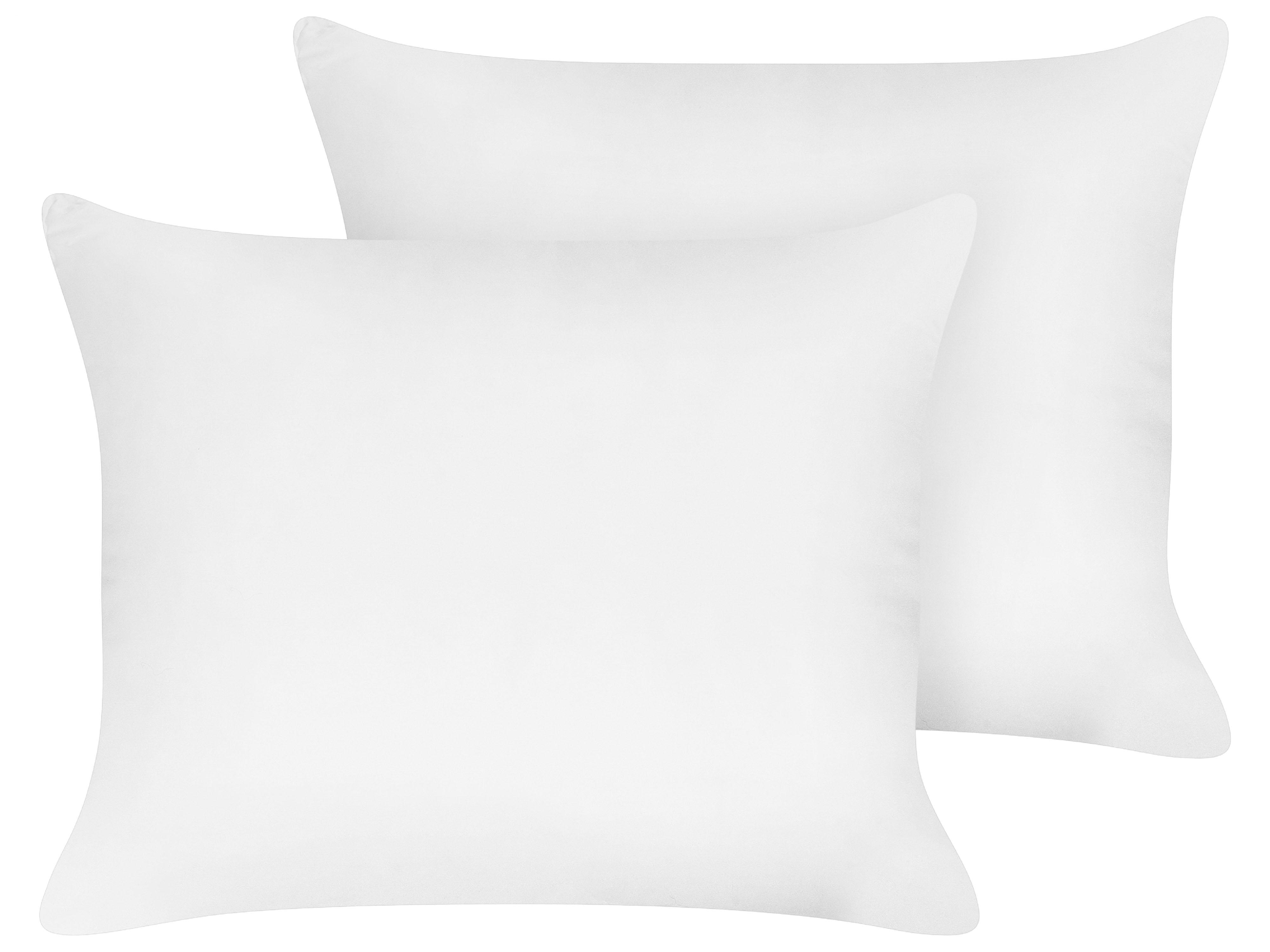 Conjunto de 2 almohadas TRIGLAV Alta Poliéster 50 x 60 cm Blanco
