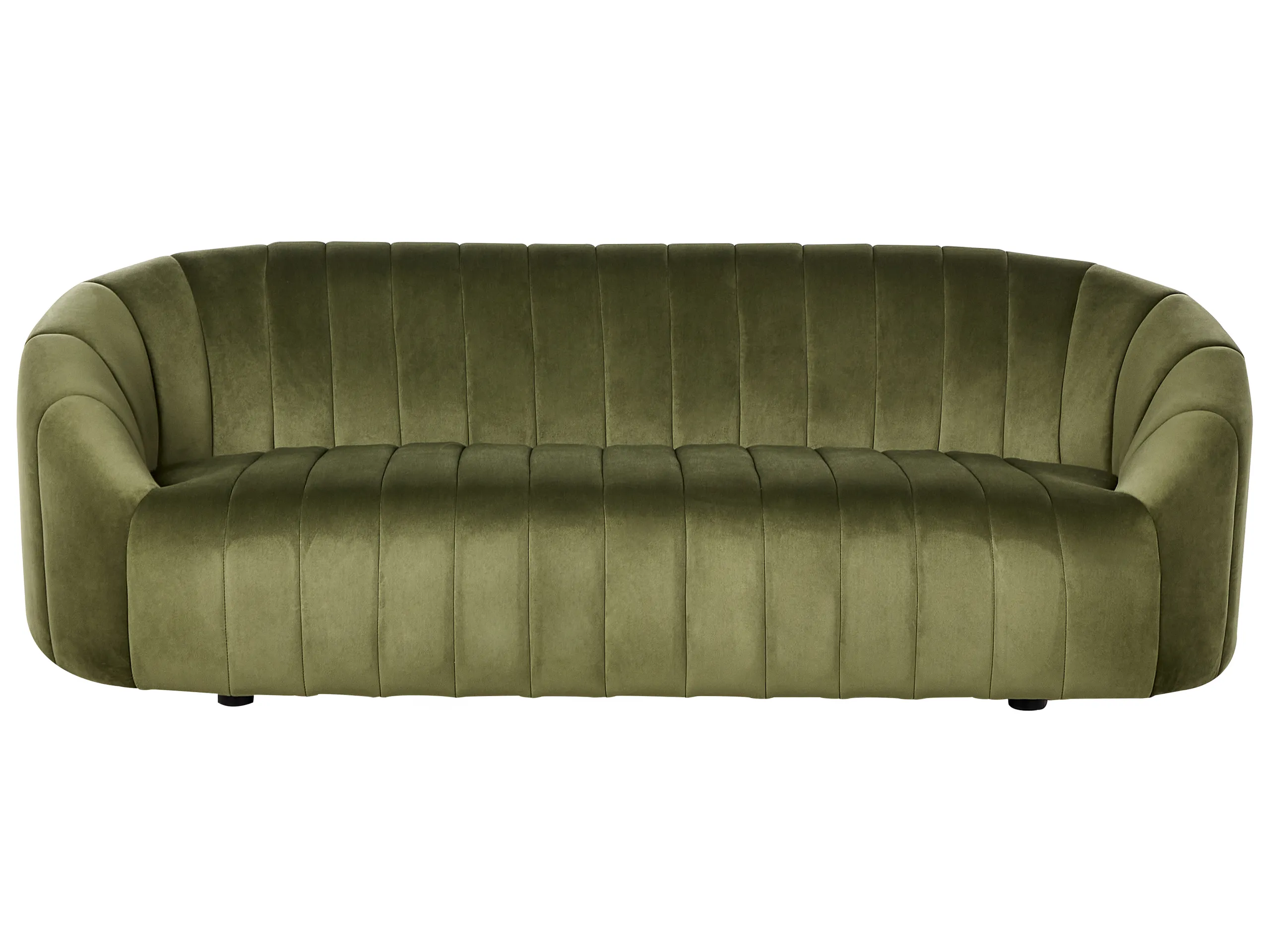 Sofa 3 Seater MALUNG Velvet Dark Green