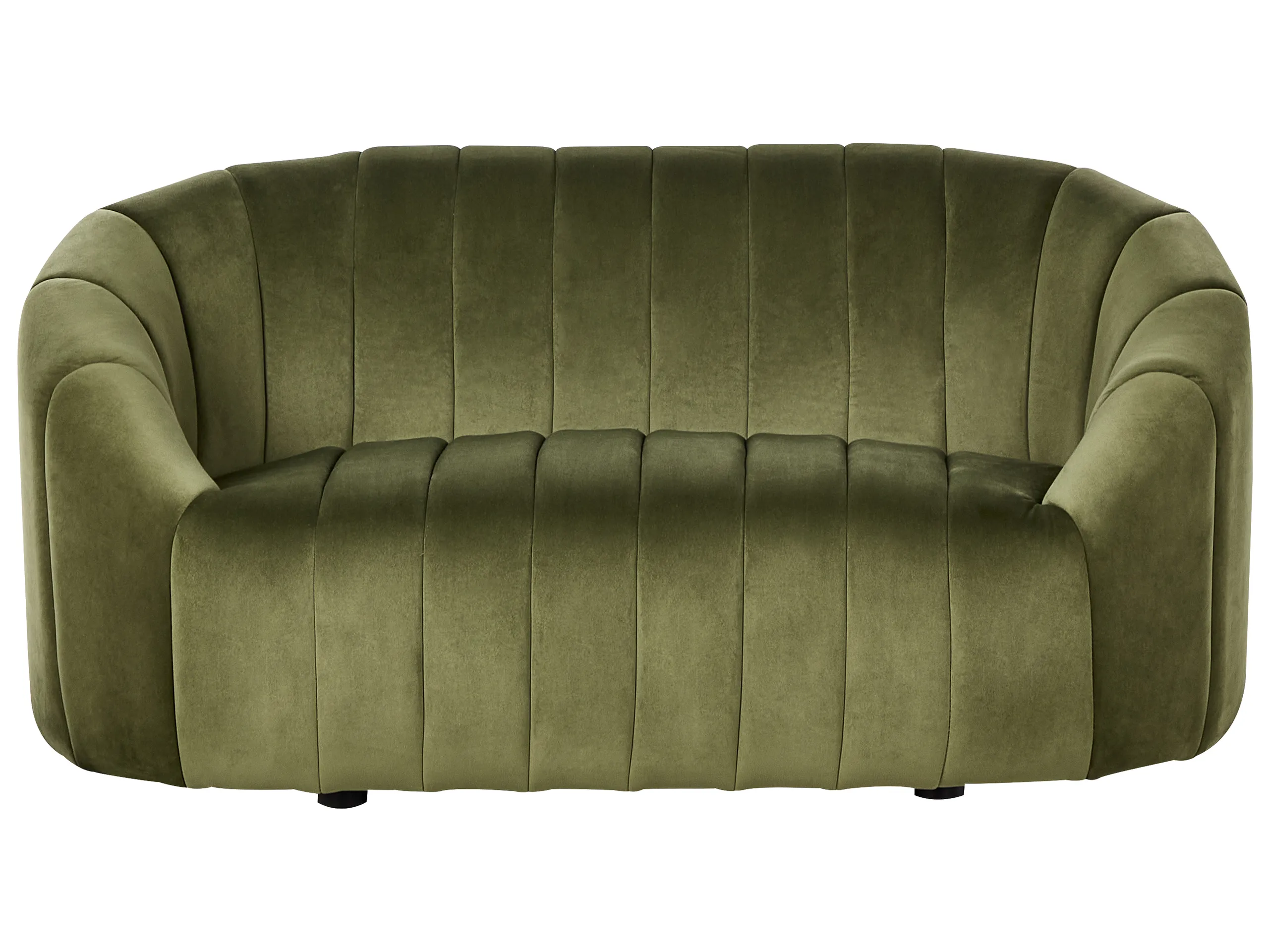 Sofa 2 Seater MALUNG Velvet Dark Green