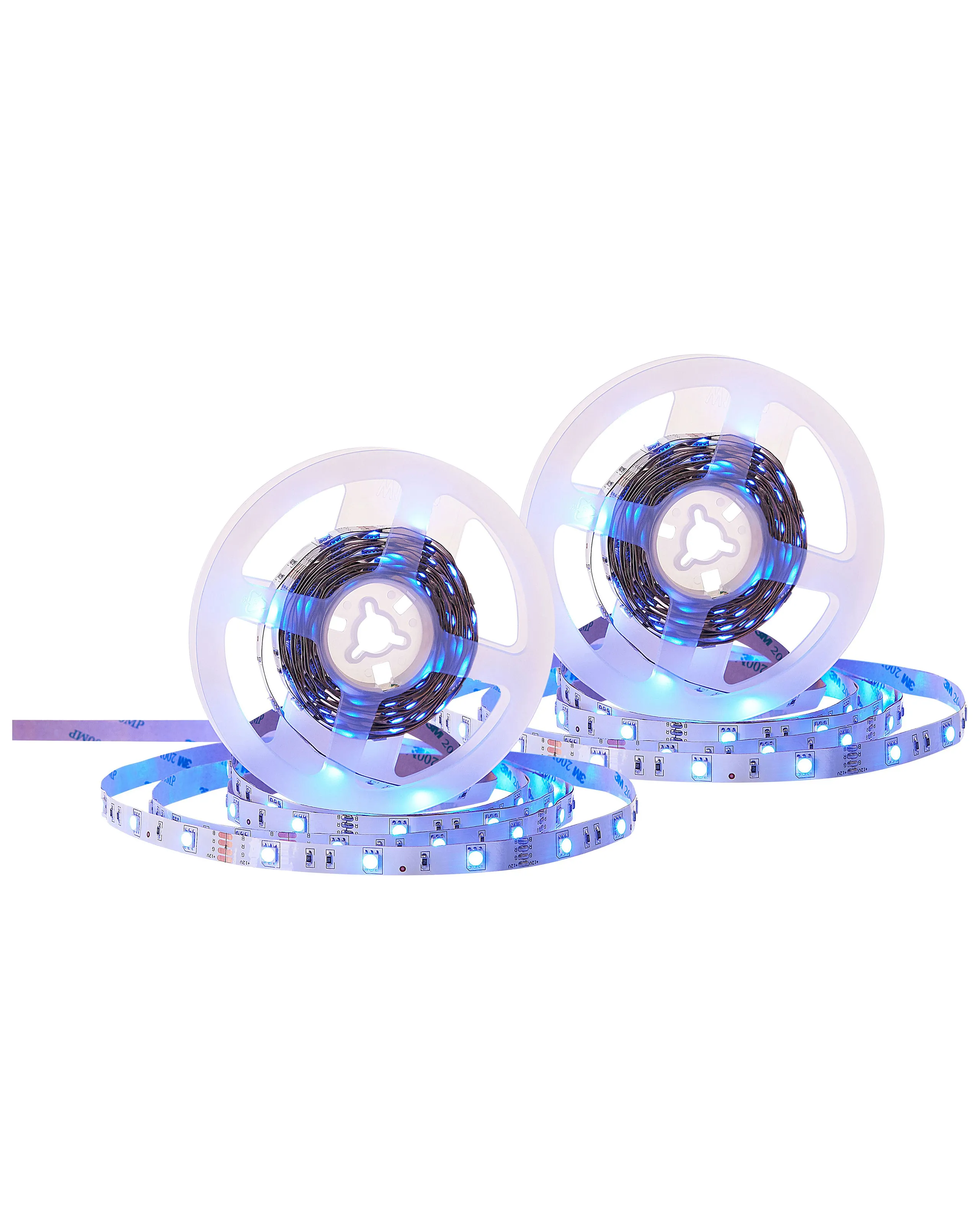 Conjunto de 2 tiras LED KIKORI 500 cm con mando Multicolor
