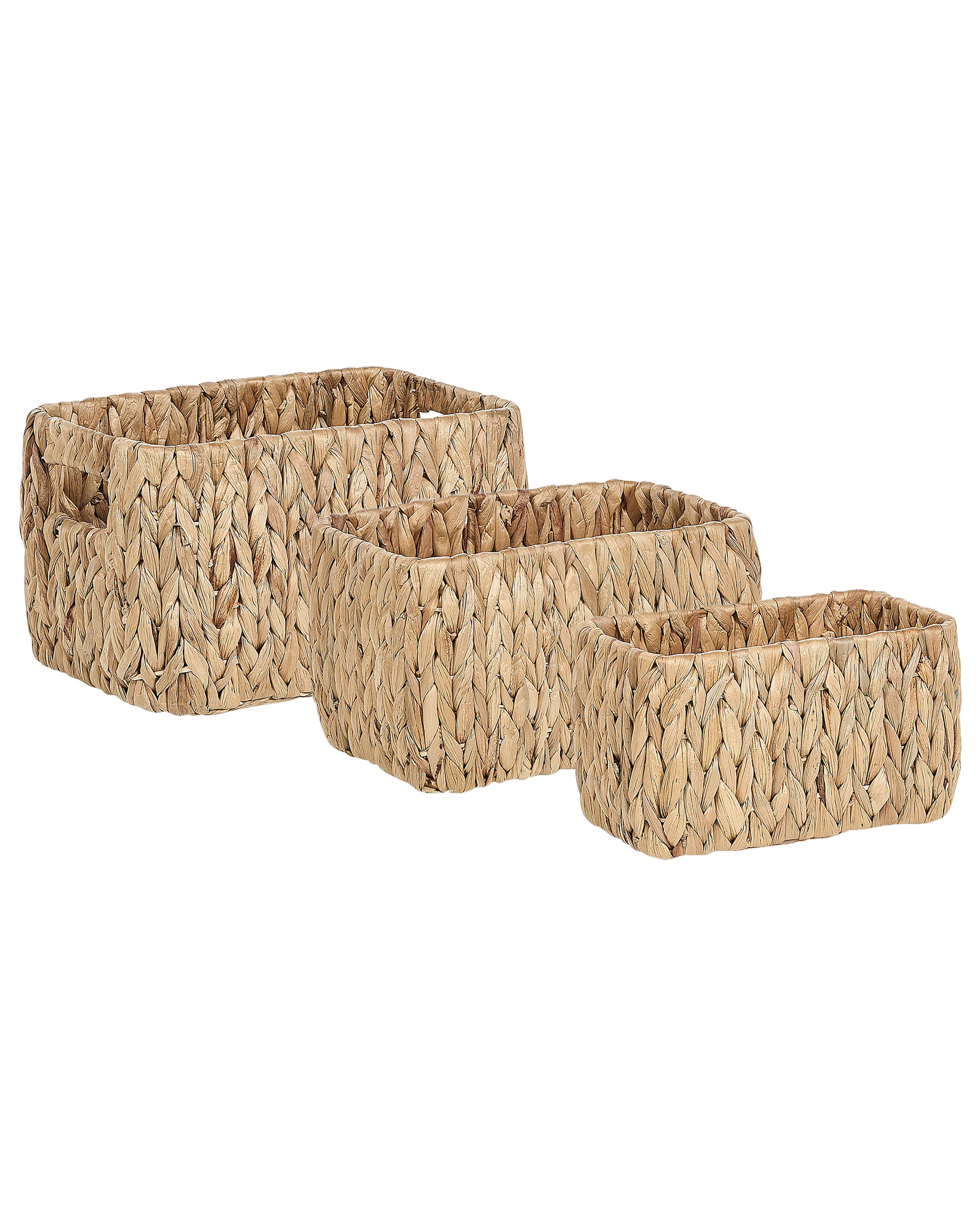 Conjunto de 3 cestas HANOI Mimbre Natural