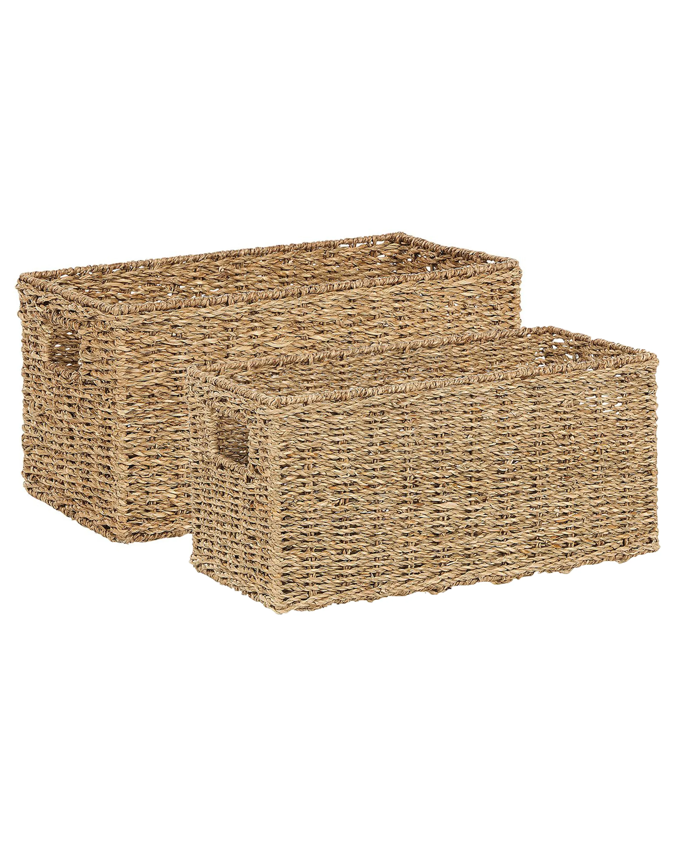 Conjunto de 2 cestas DONGHA Algas marinas Natural