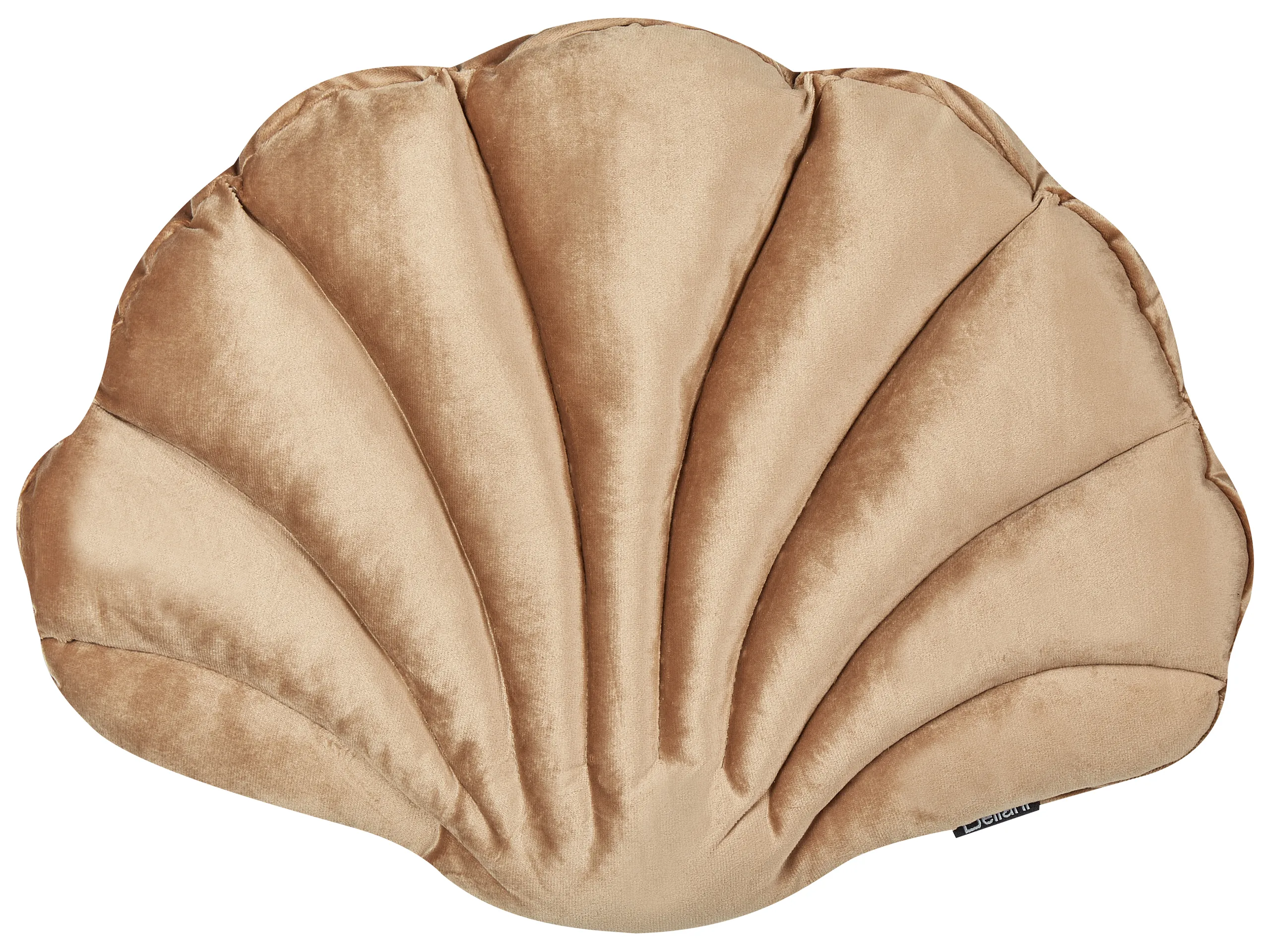 Cojín decorativo CONSOLIDA Terciopelo 47 x 35 cm Arena Liso