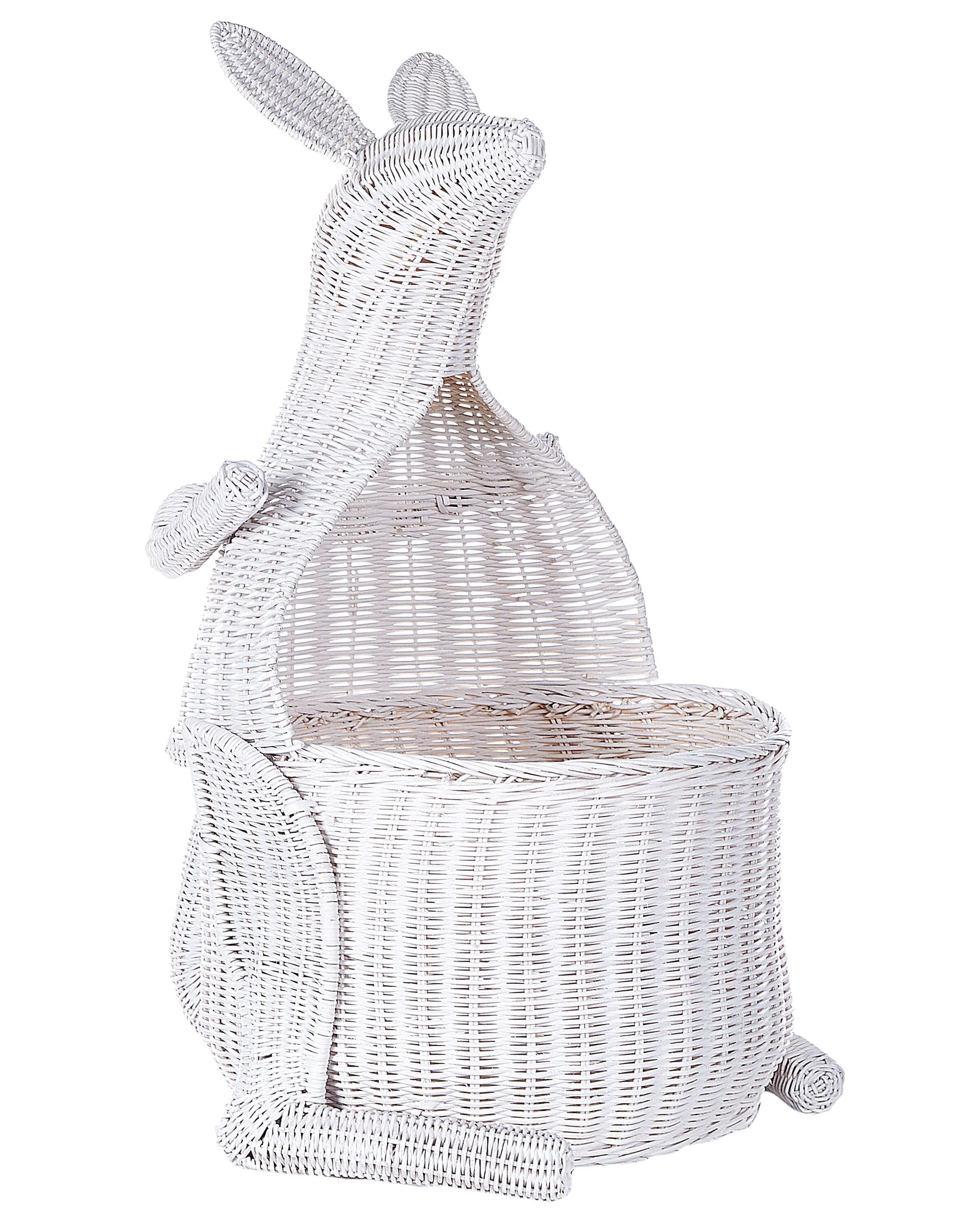 Cesta infantil Canguro KAPITI Ratán Blanco