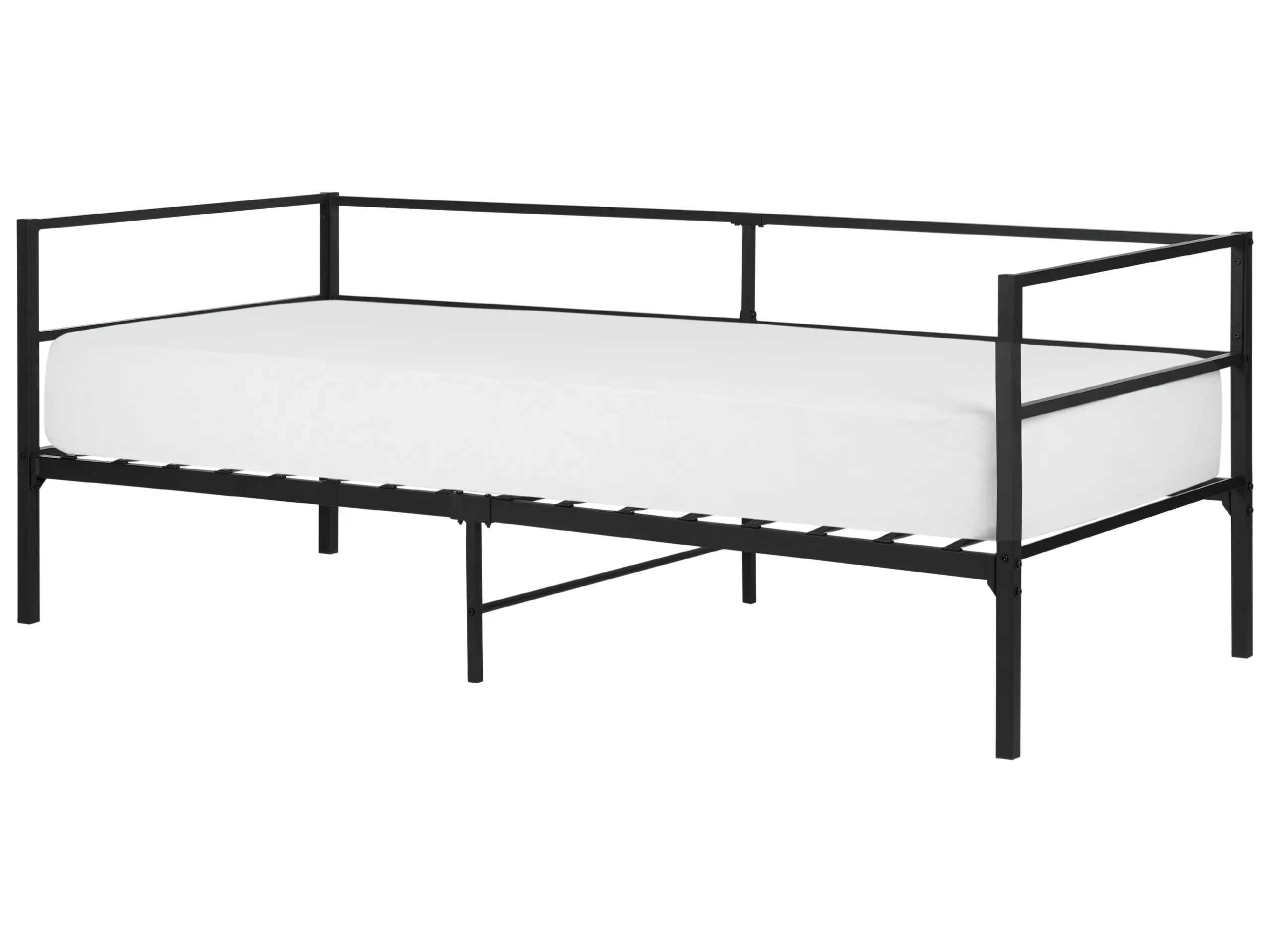 Cama Metal BATTUT 90 x 200 cm Negro