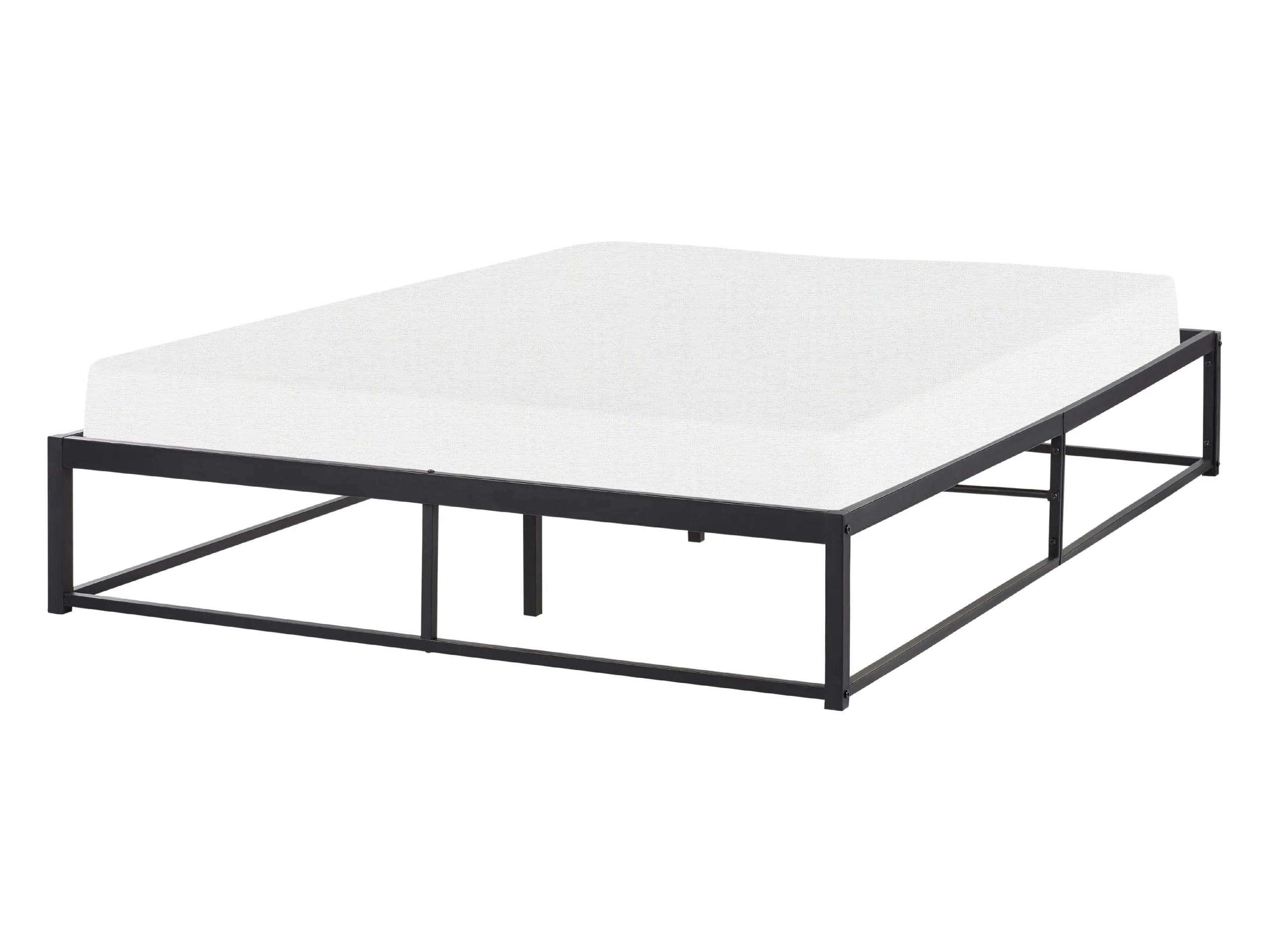 Cama Metal VIRY 140 x 200 cm Negro