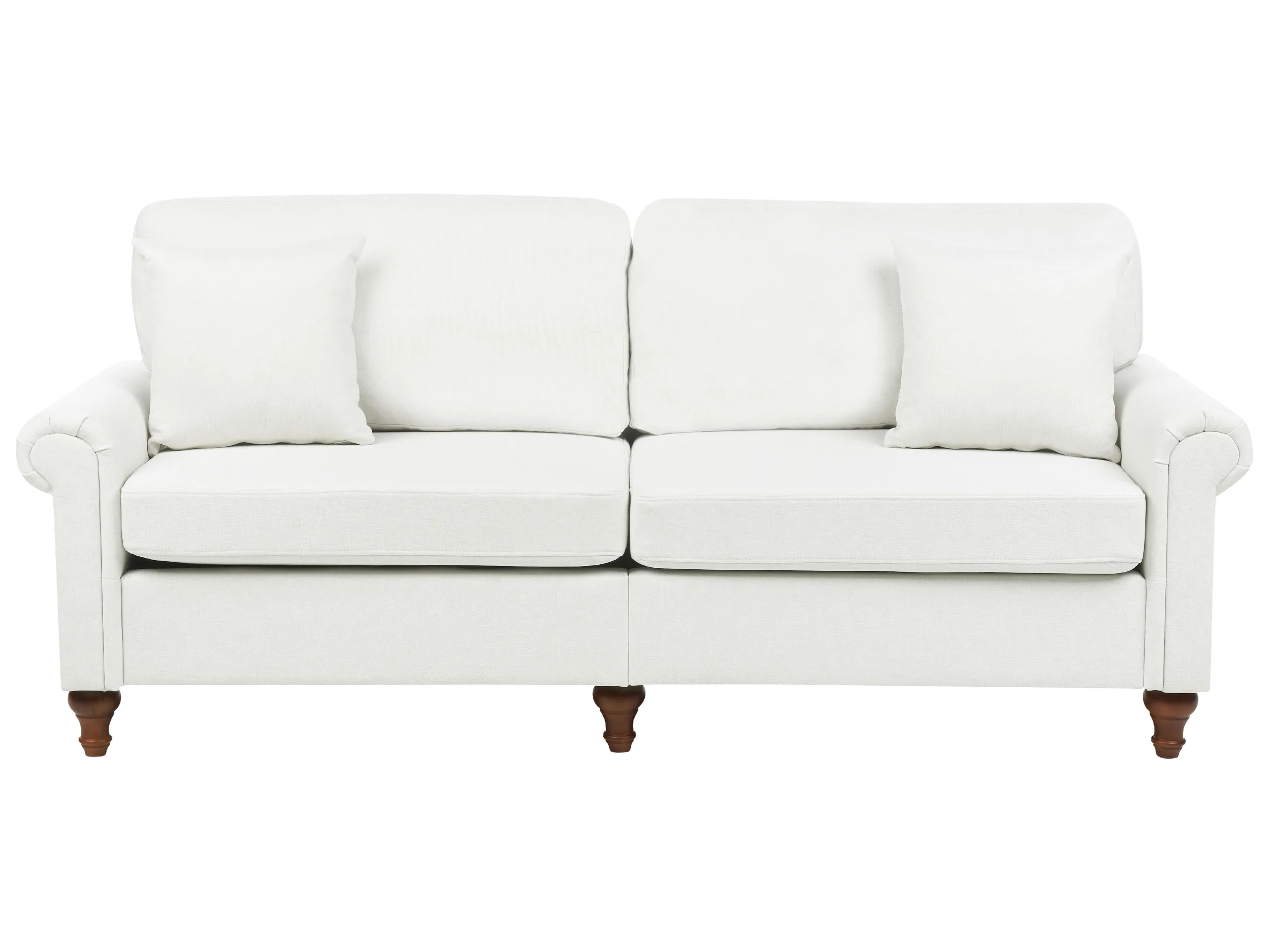 Sofa 3 Seater GINNERUP Fabric Off-White