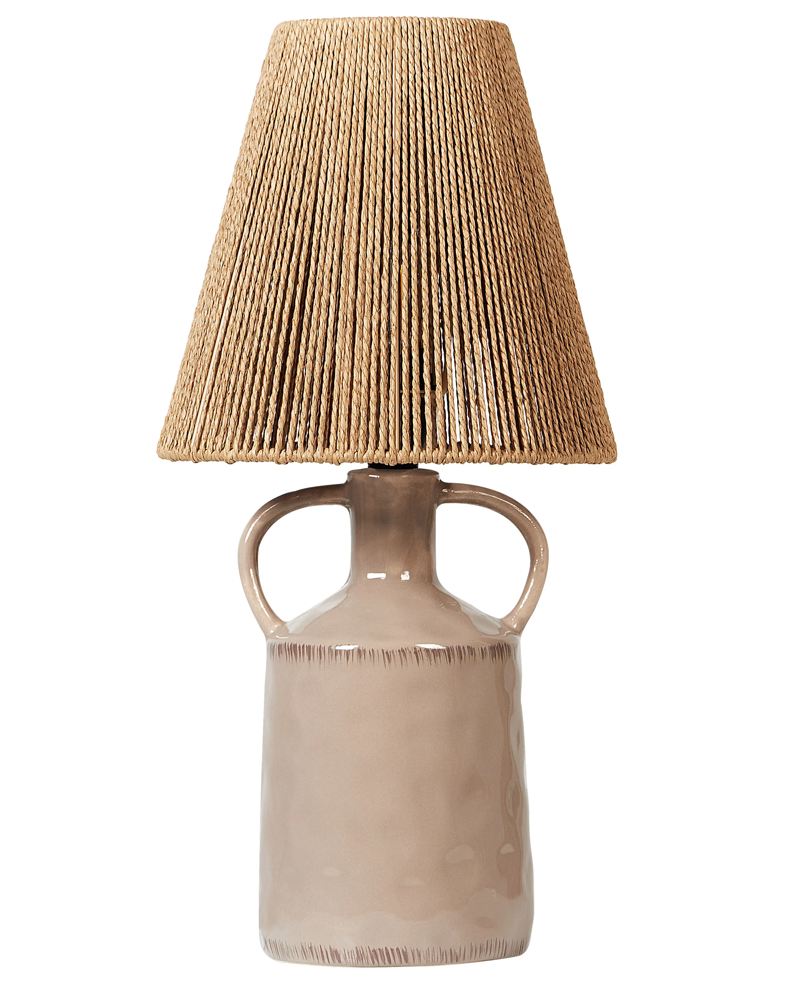 Table Lamp LARISSOS Ceramic Taupe