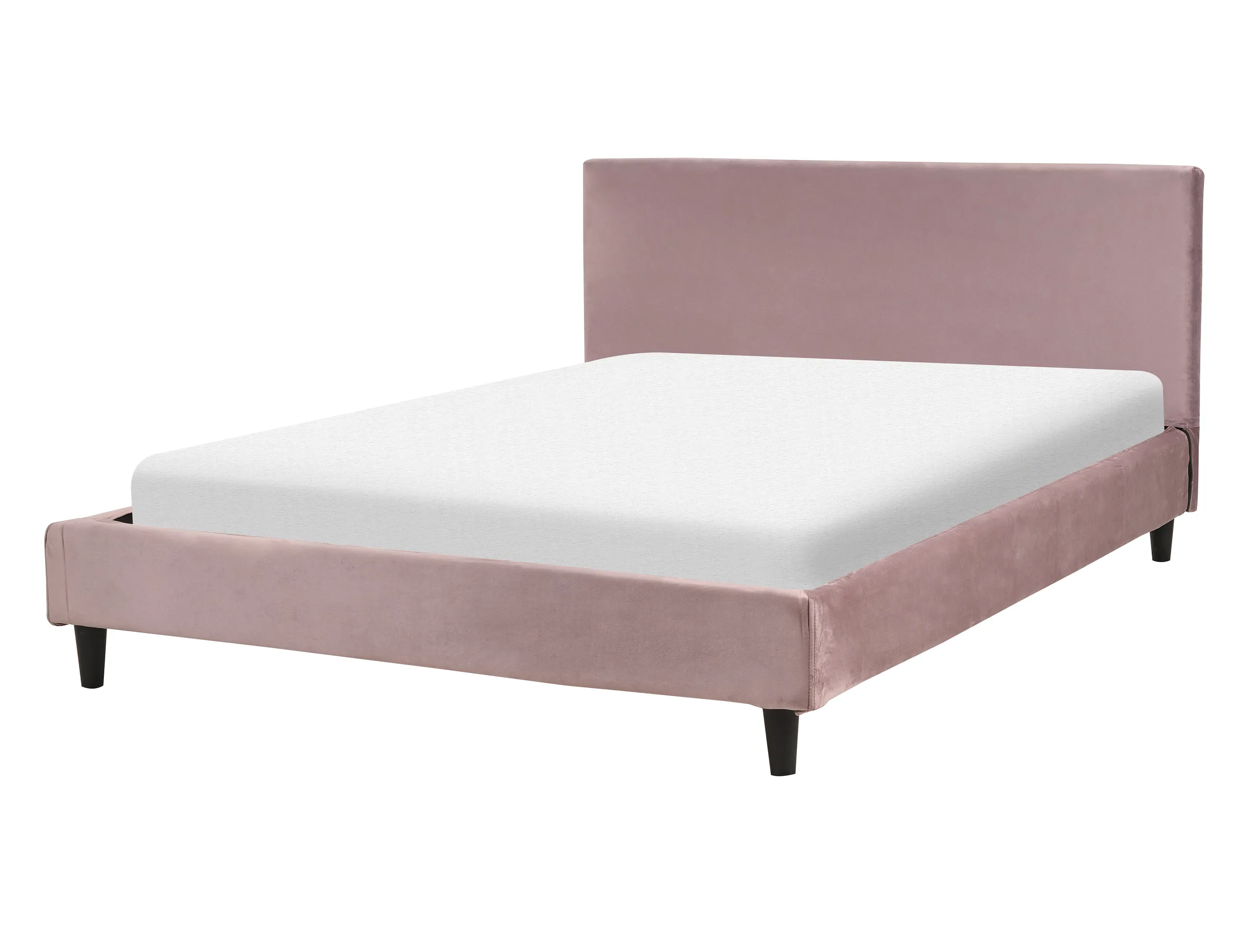 Cama Terciopelo FITOU 140 x 200 cm Rosa