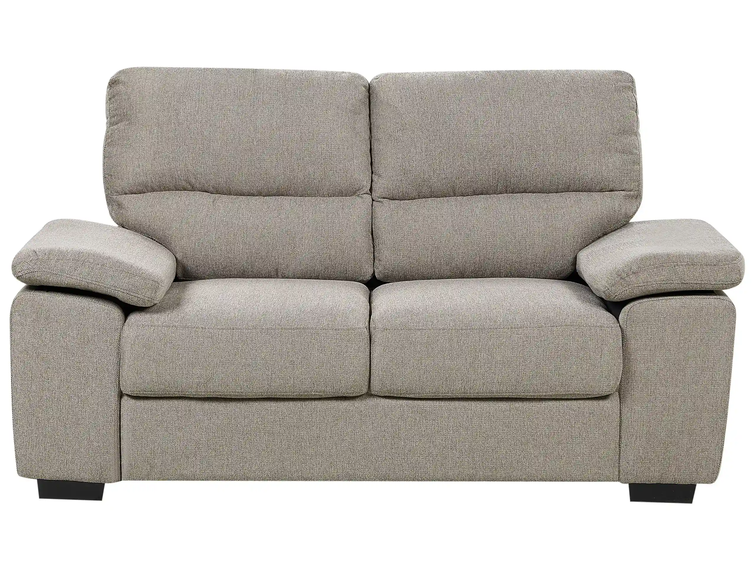 Sofa 2 Seater VOGAR Fabric Light Brown