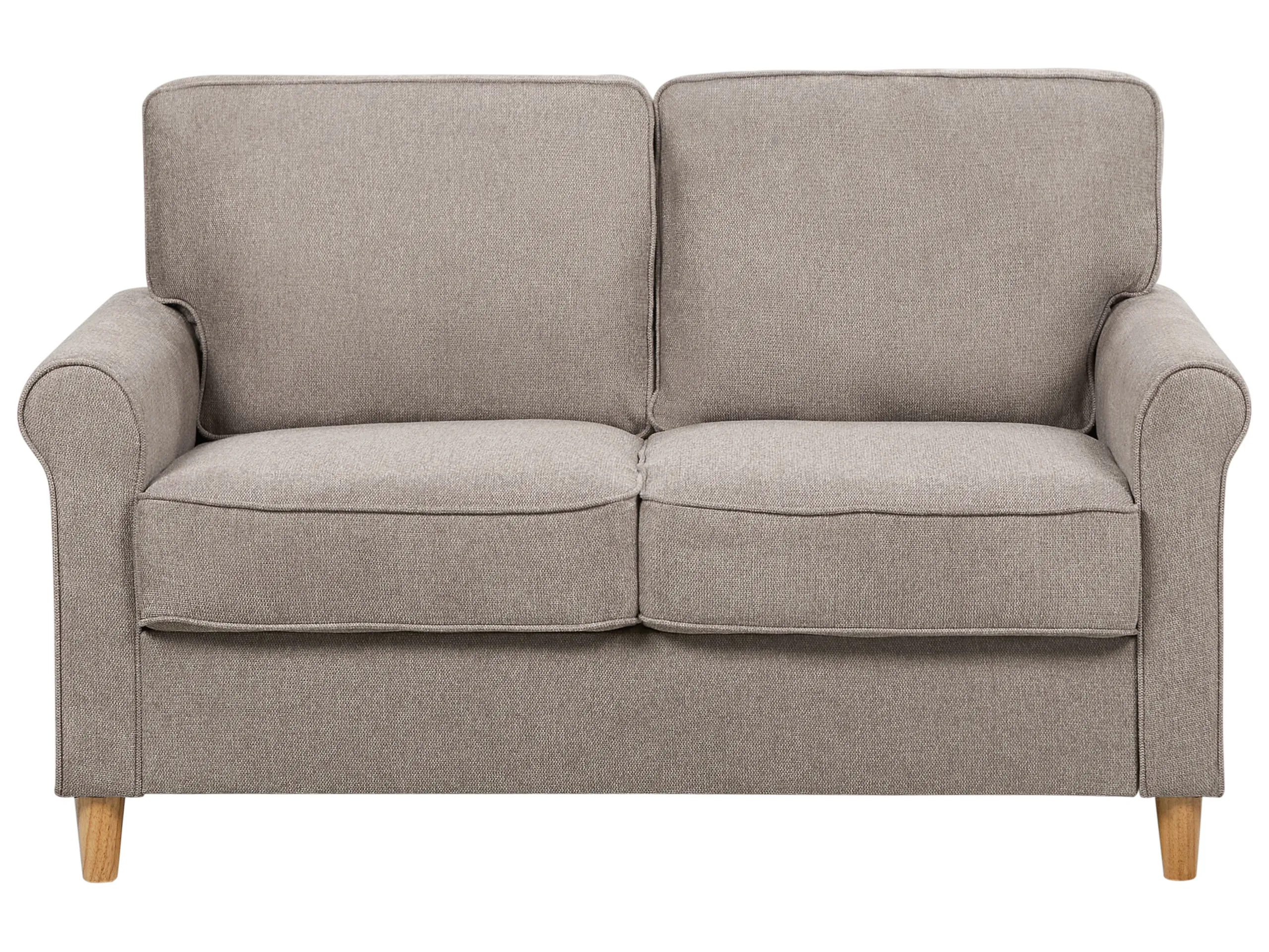 Sofa 2 Seater RONNEBY Fabric Light Brown
