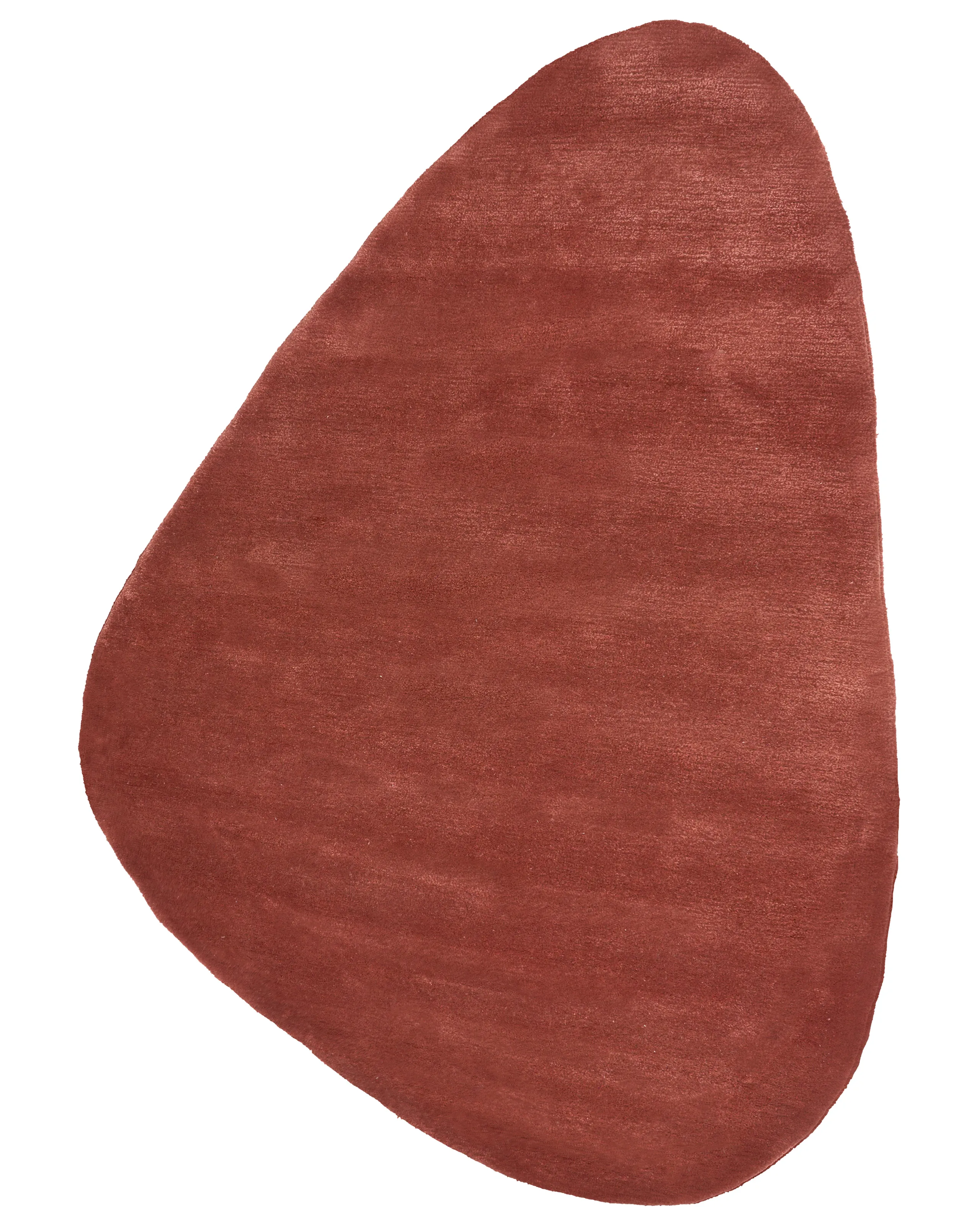 Alfombra TANDO Rojo oscuro 160 x 230 cm Viscosa