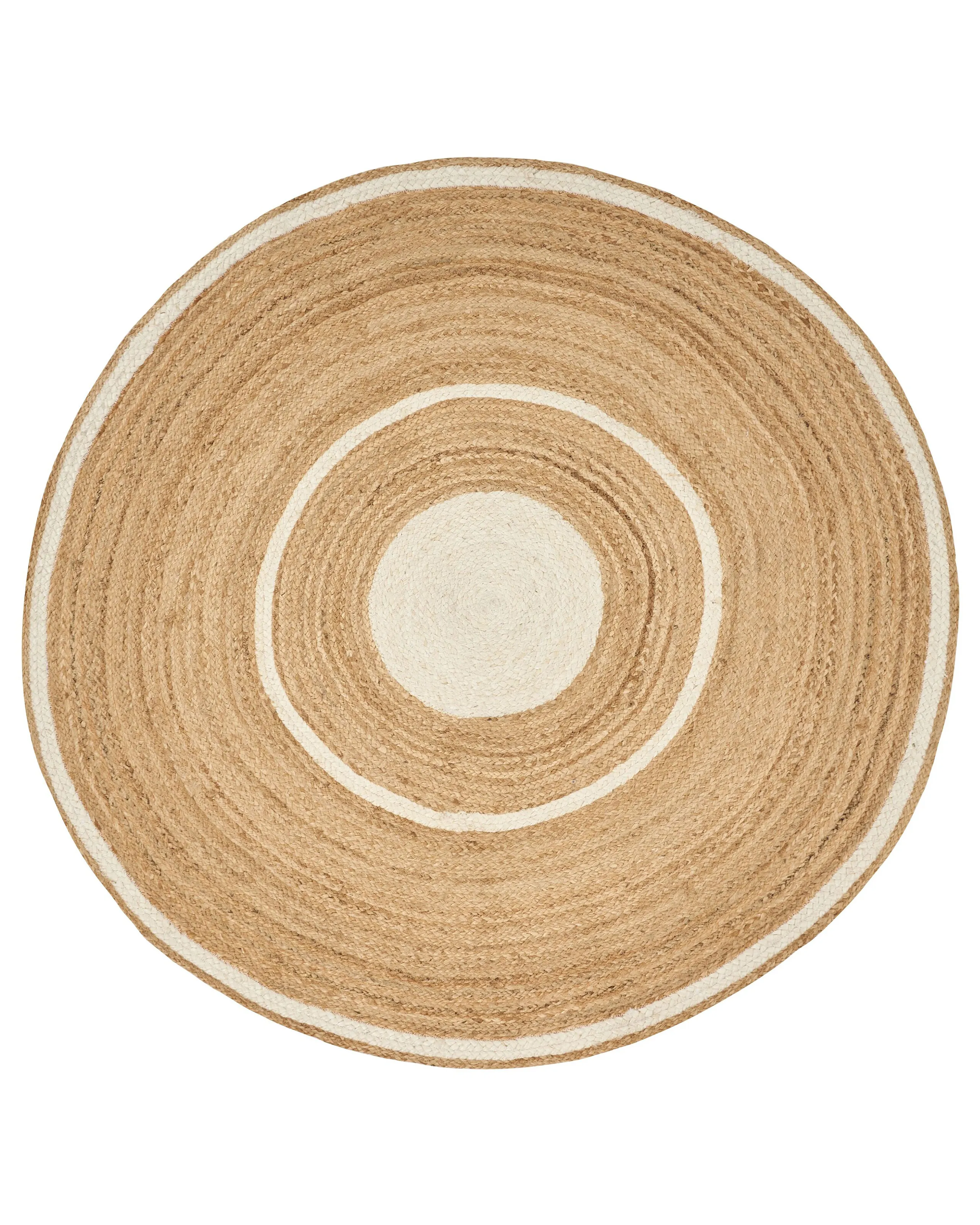 Alfombra HALFELI Beige ø 140 cm Yute