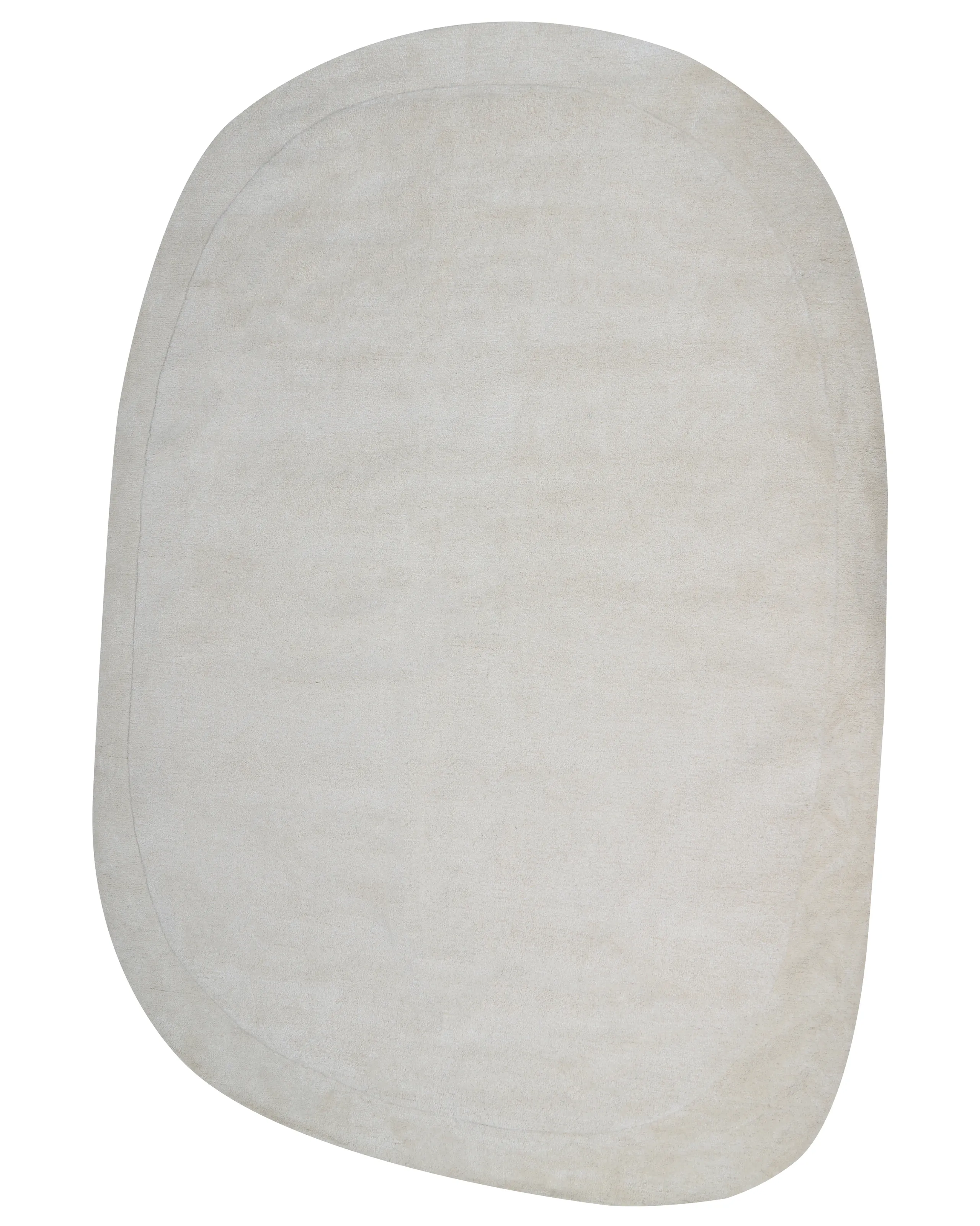 Alfombra MITHA Blanco crema 200 x 300 cm Viscosa