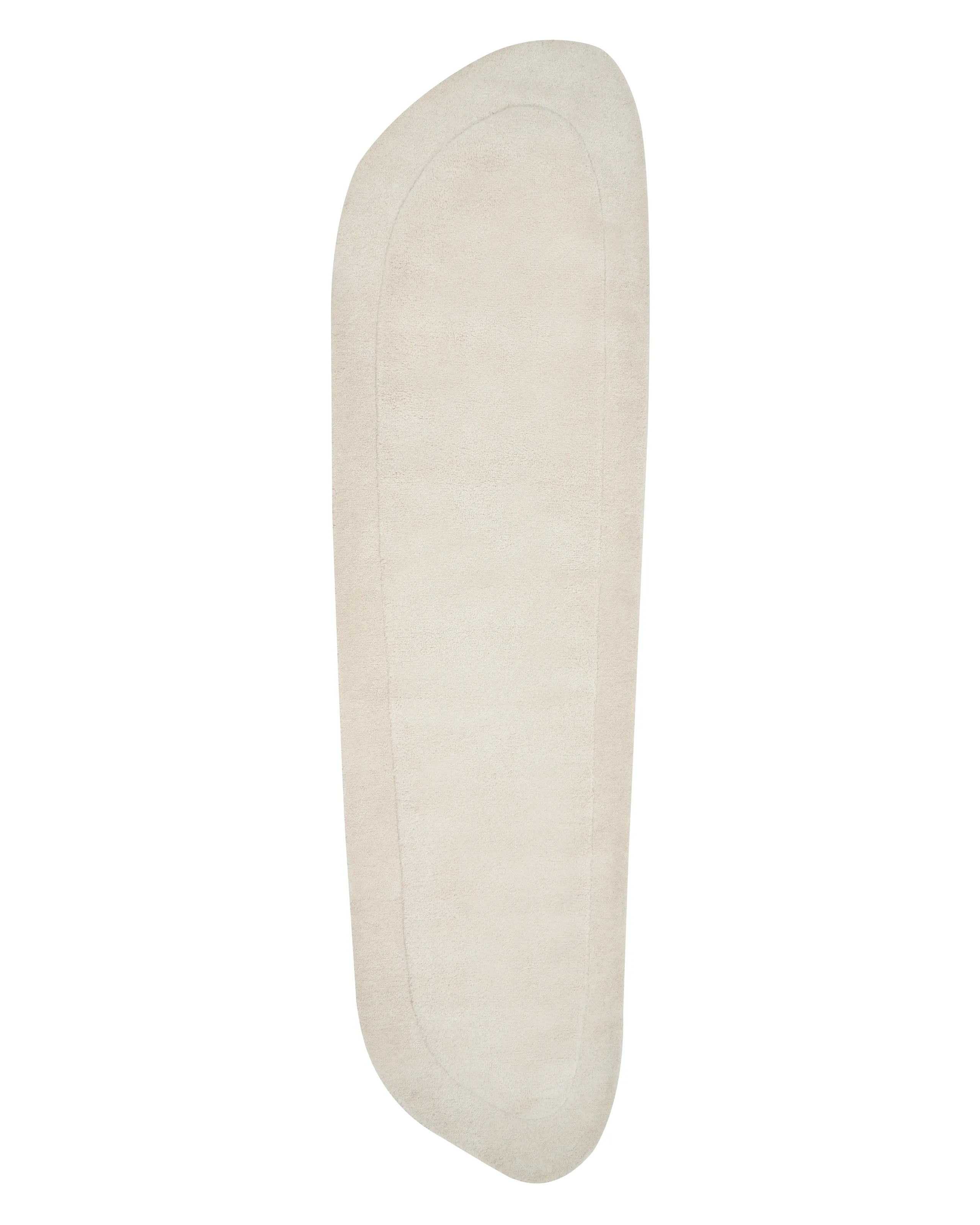 Alfombra BERANI Beige claro 80 x 250 cm Viscosa