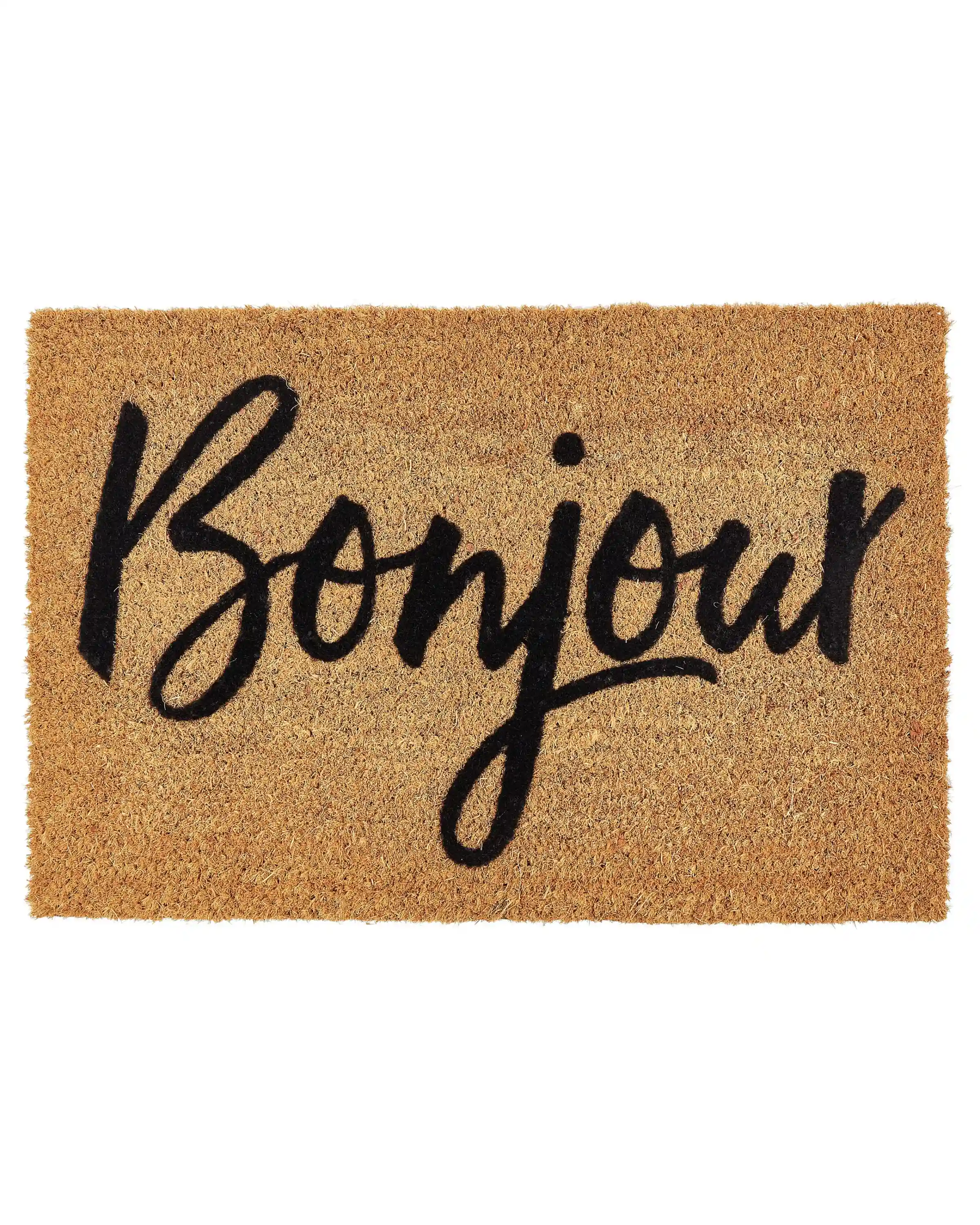 Doormat ASIR Natural 40 x 60 cm Text Coir