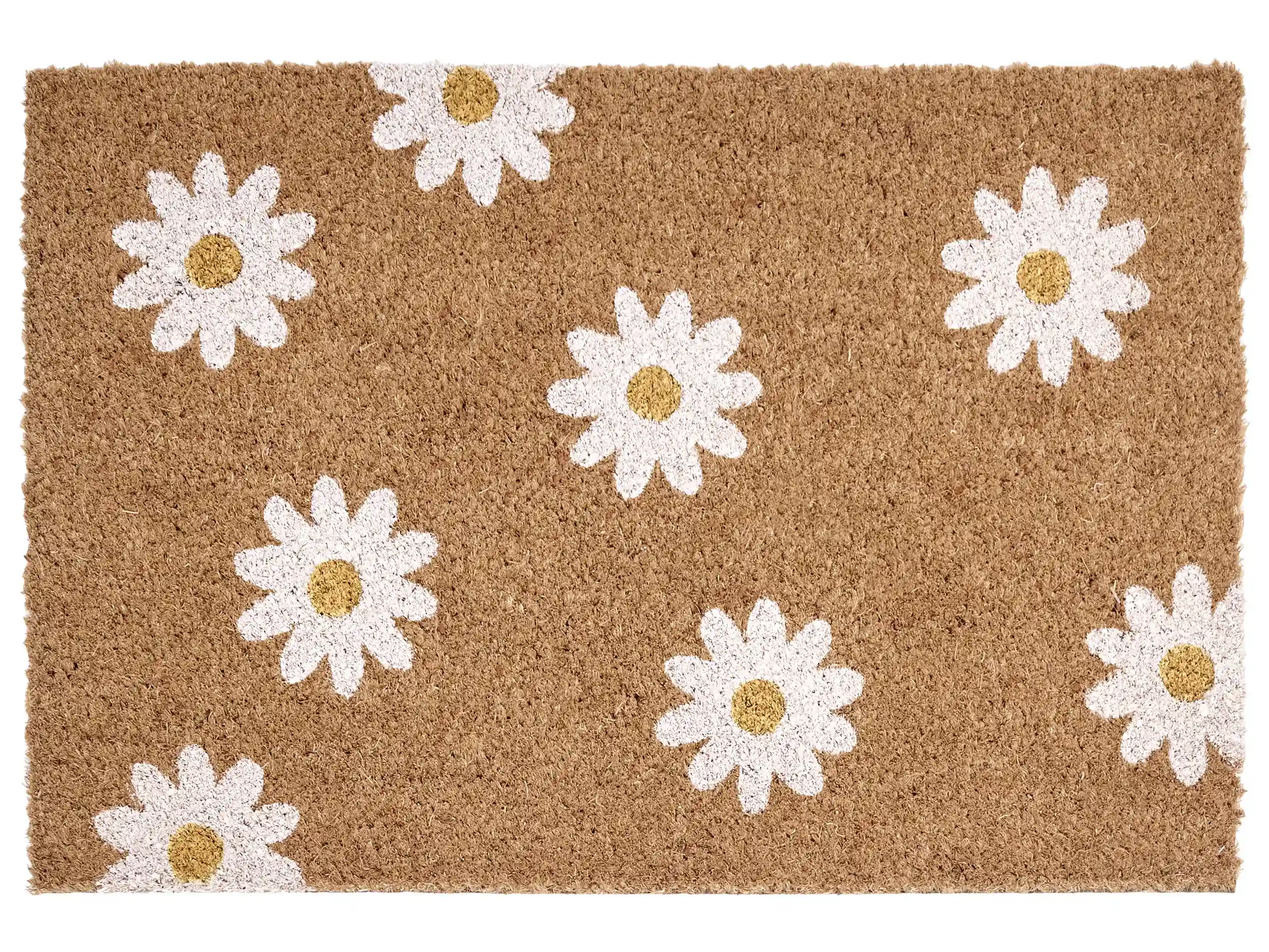 Doormat TOPKO Natural 40 x 60 cm Flower Coir