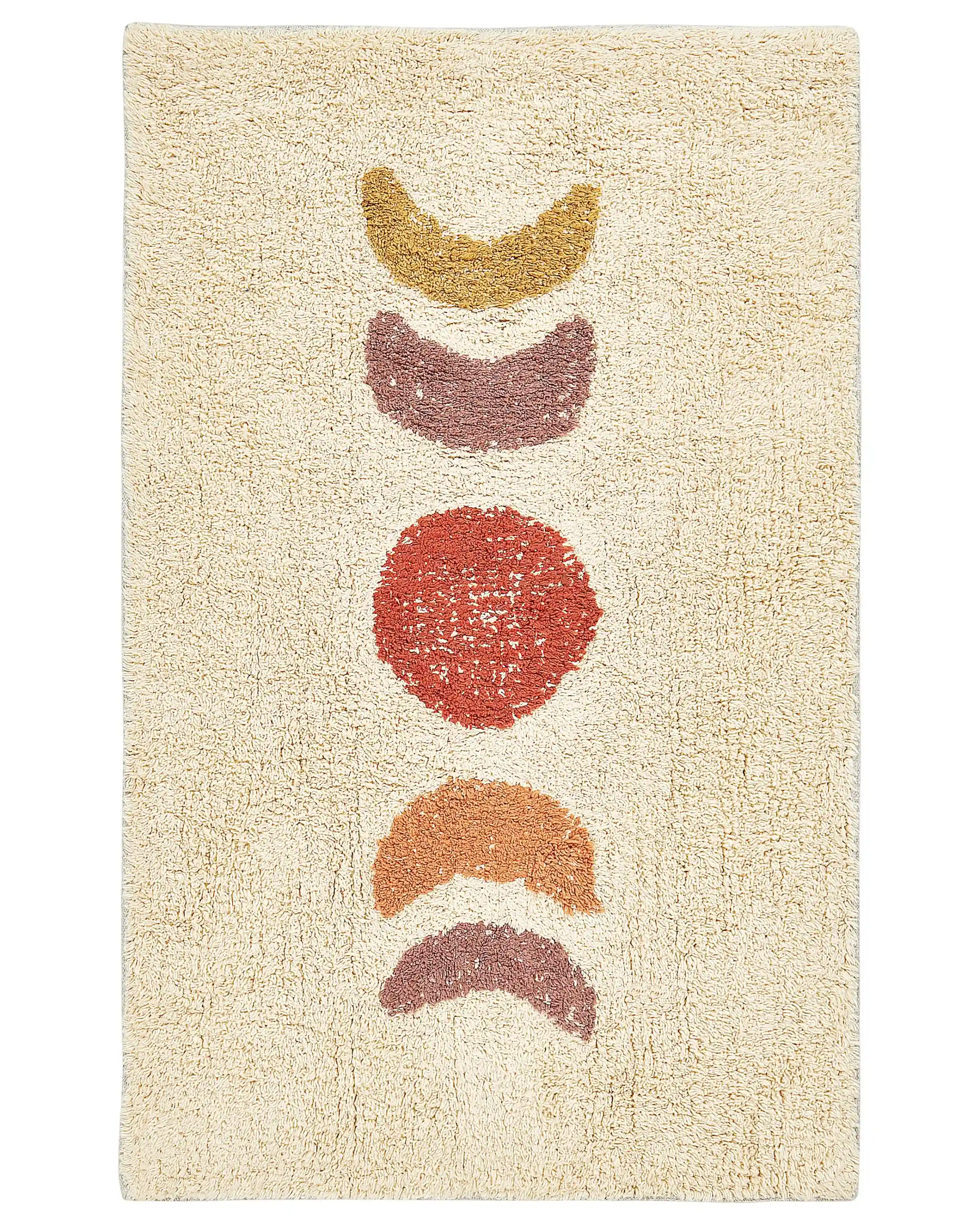 Alfombrilla de baño ESME Beige 50 x 80 cm Algodón