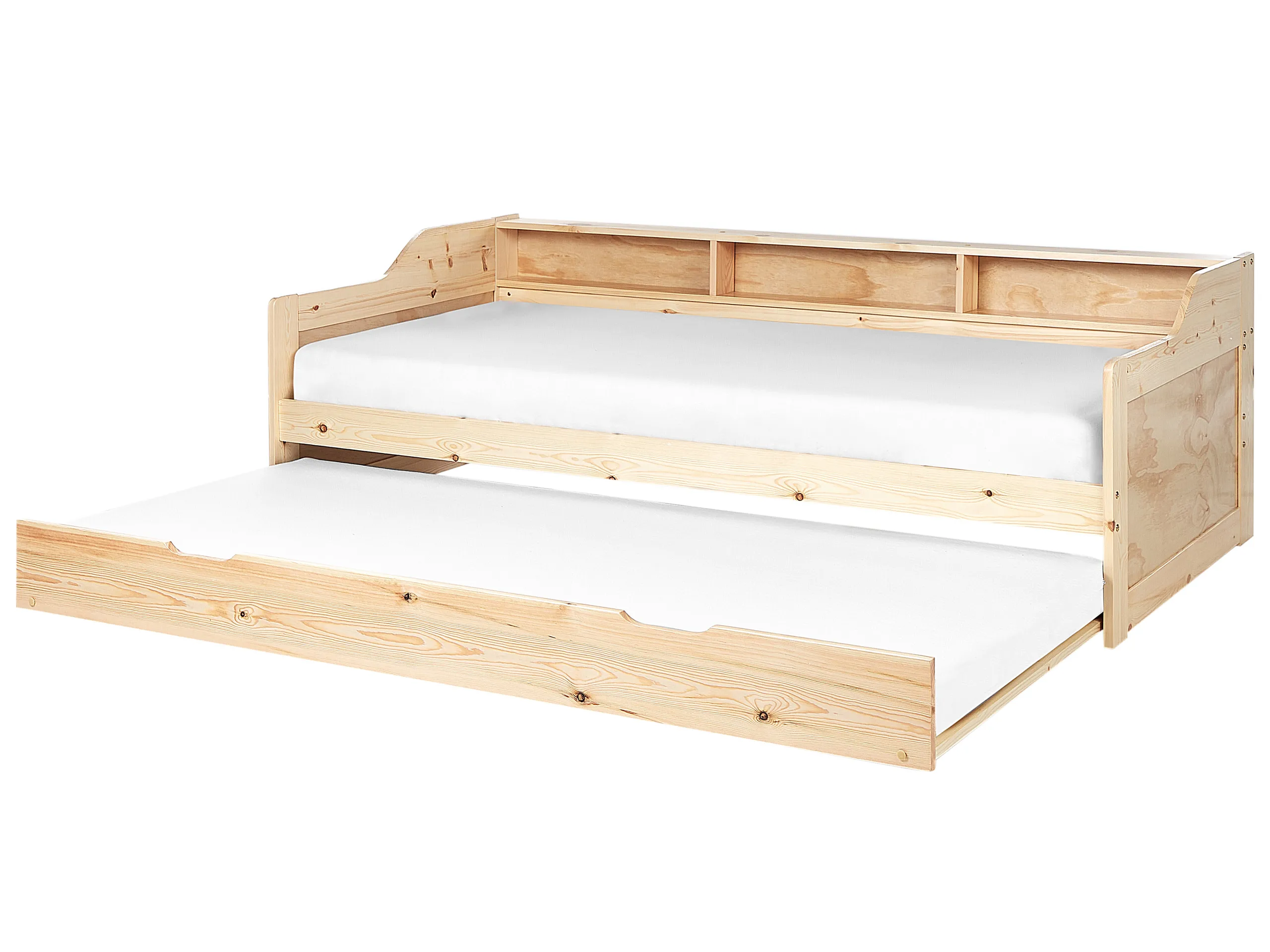 Cama nido Madera de pino EDERN 90 x 200 cm Marrón claro