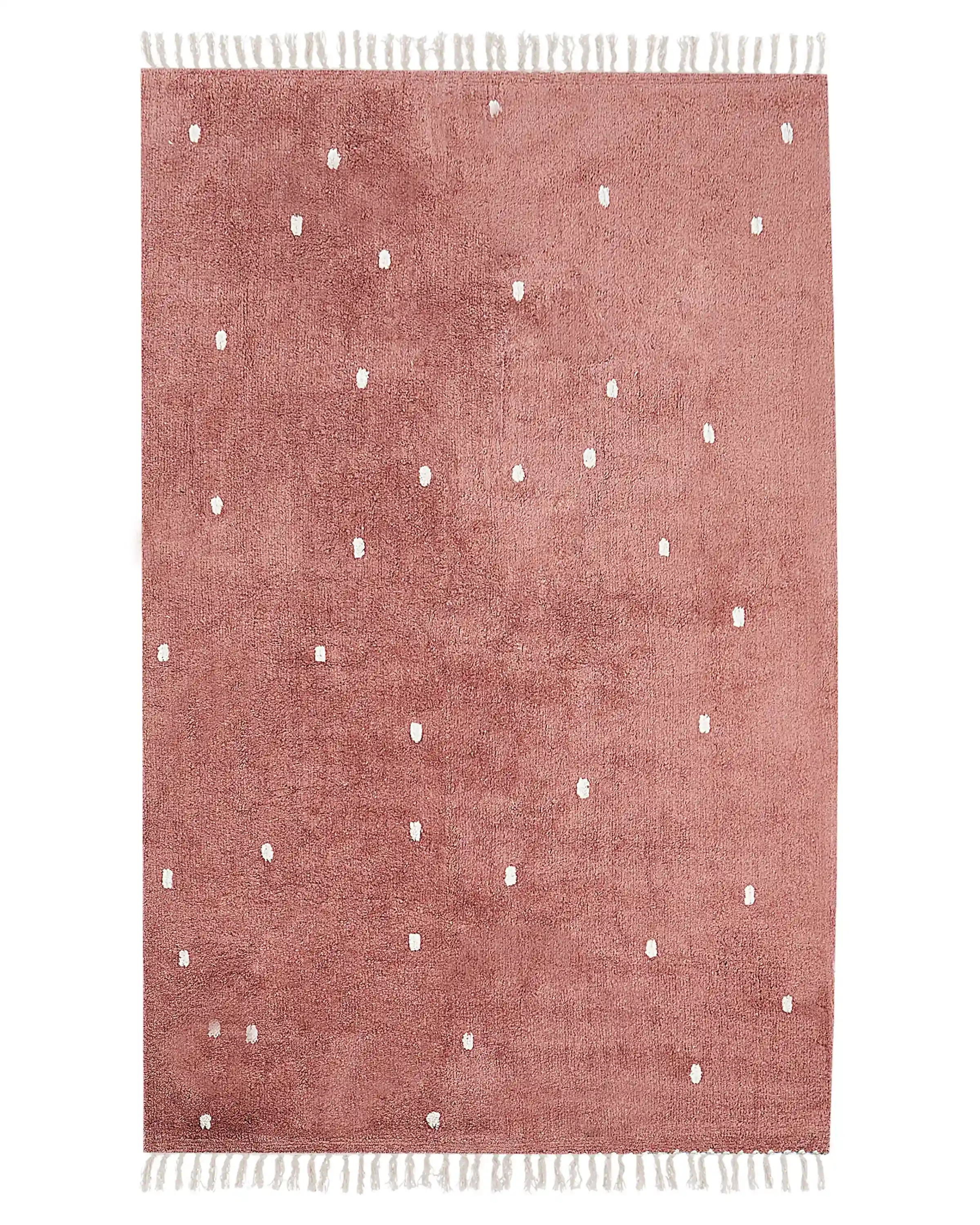 Alfombra ASTAF Rojo claro 140 x 200 cm Algodón