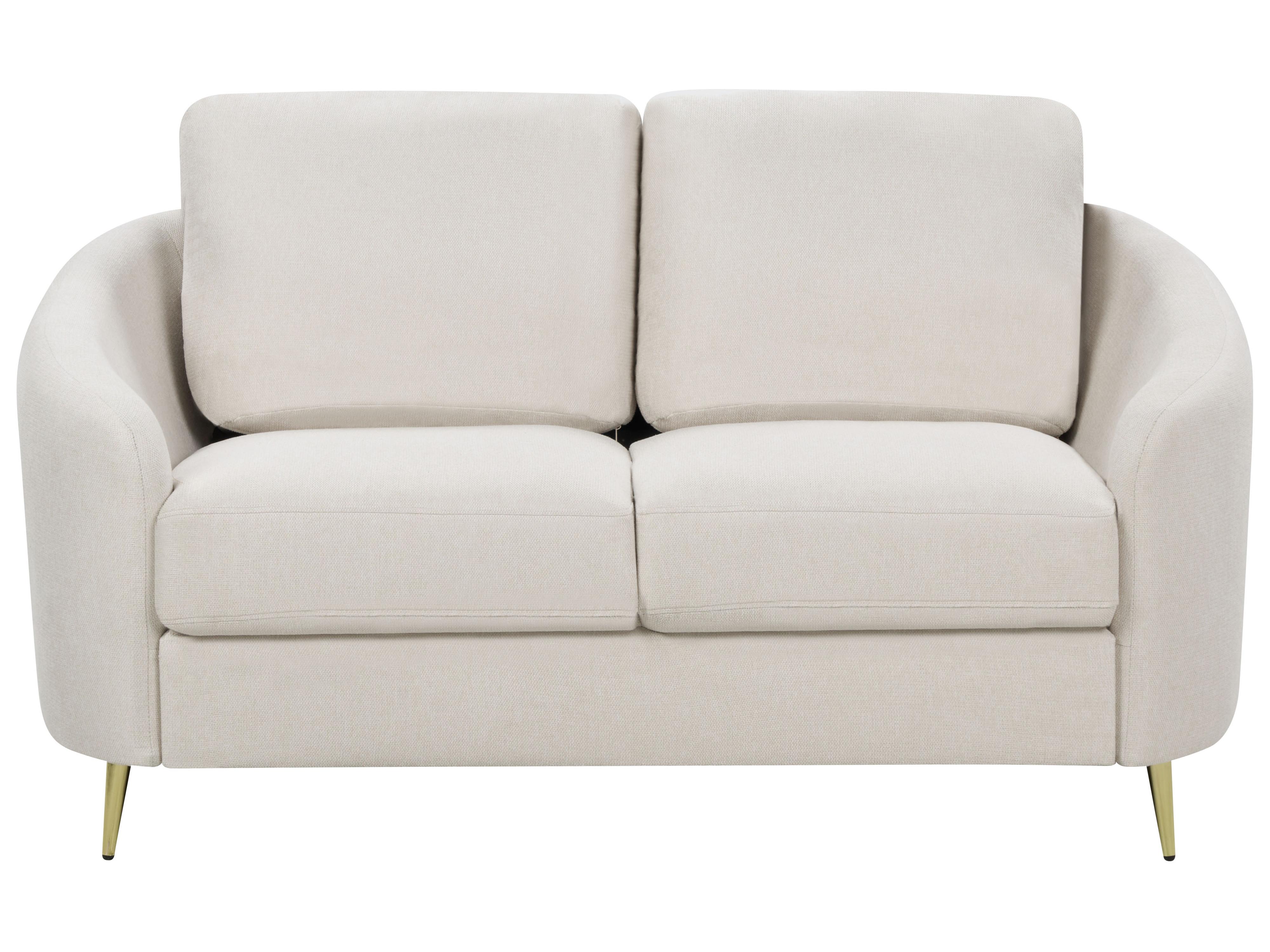Sofa 2 Seater TROSA Fabric Light Beige