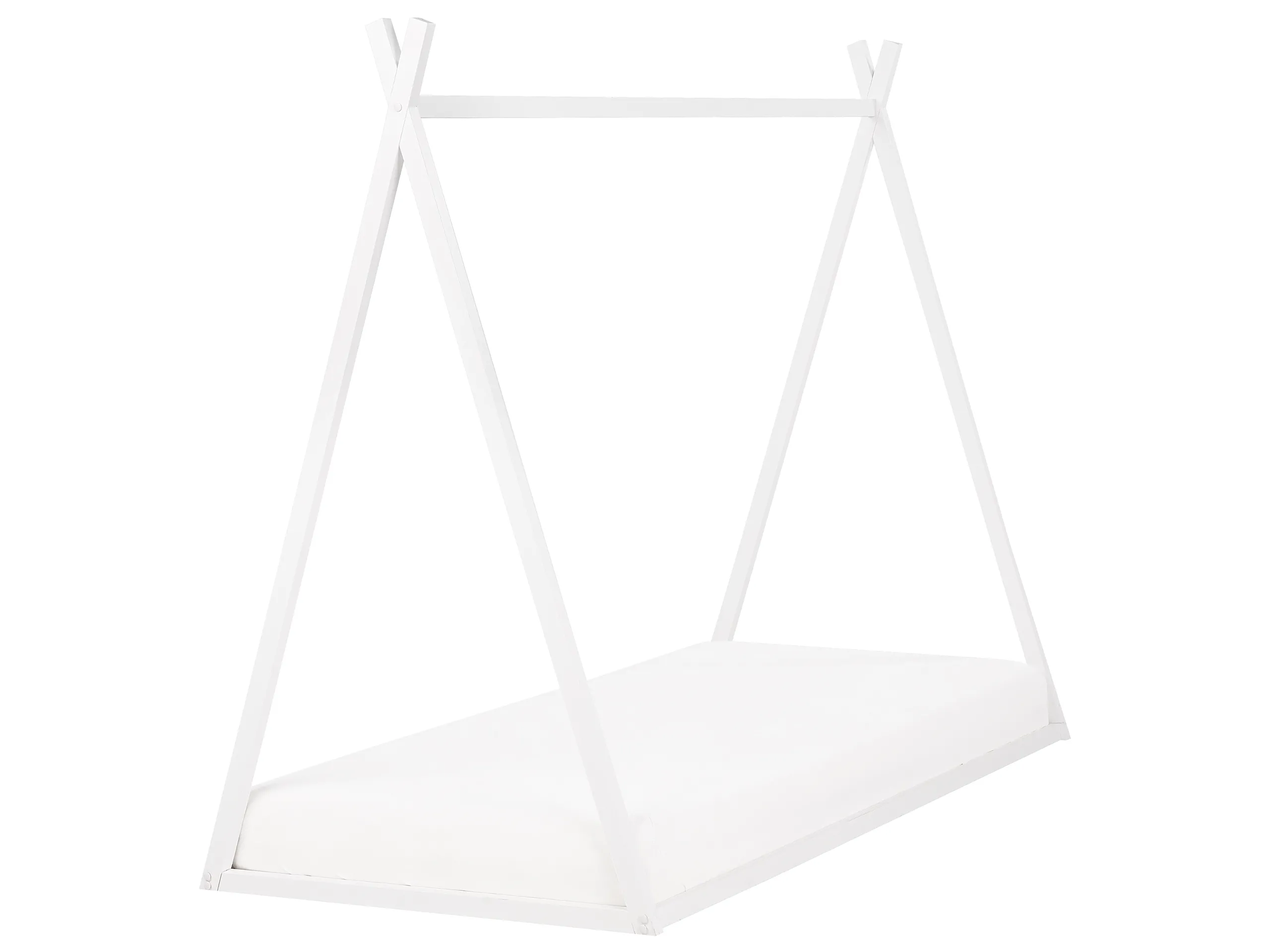 Cama infantil Tipi Madera de pino SAURAT 90 x 200 cm Blanco