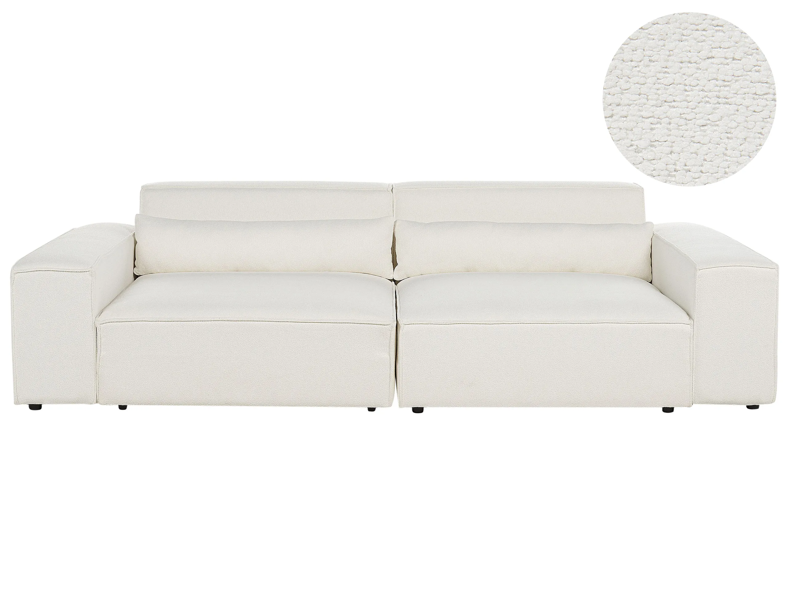 Modular Sofa 2 Seater HELLNAR Boucle Off-White