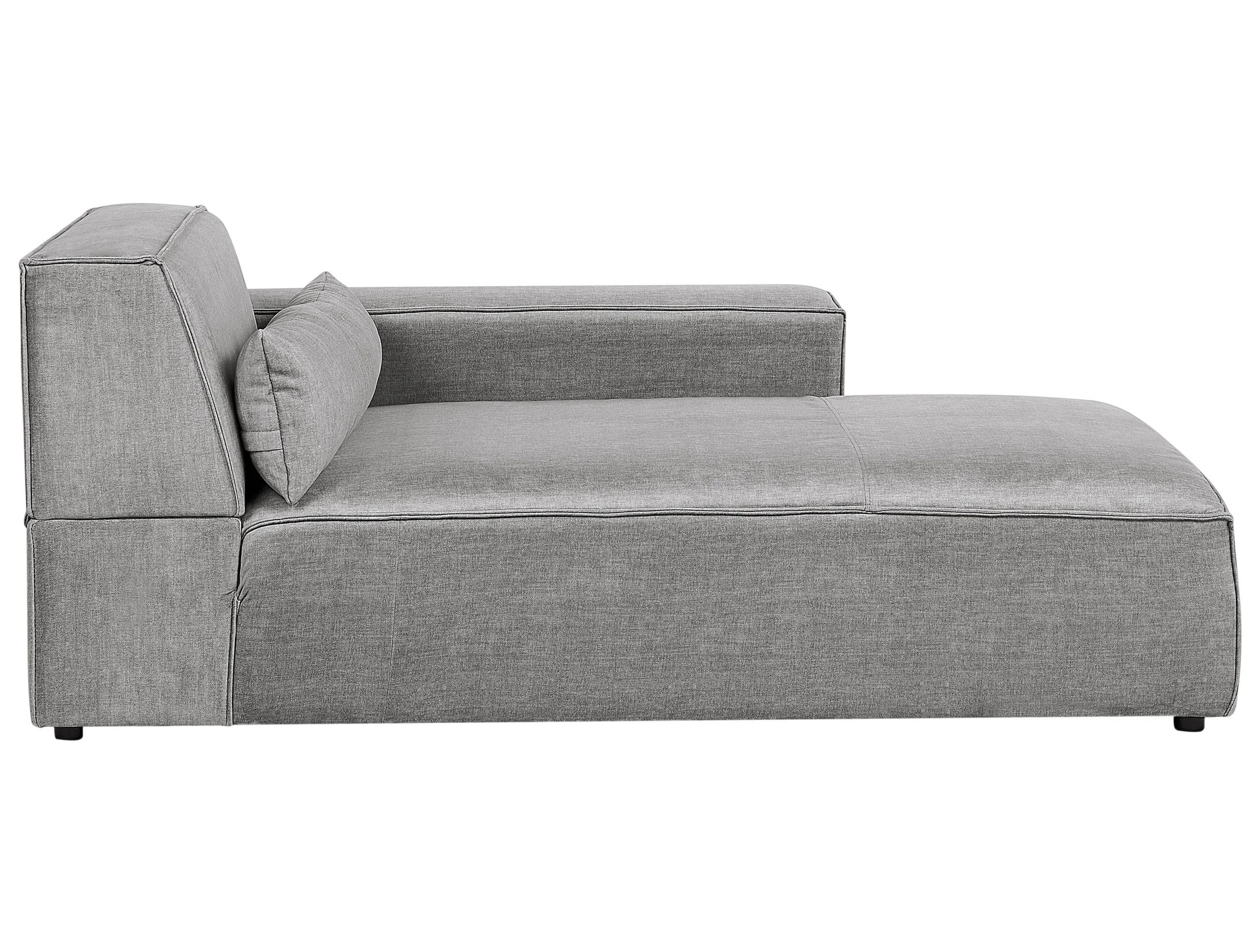 Chaise longue izquierdo HELLNAR Tela Gris