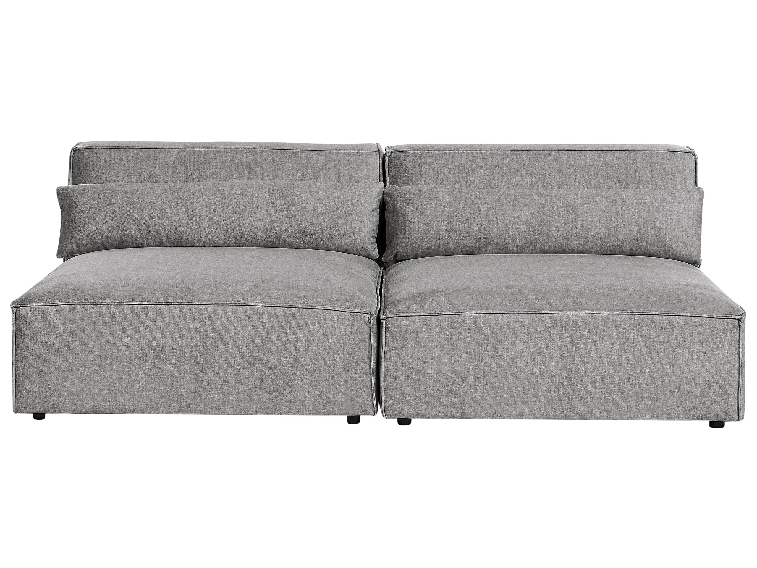 Modular Sofa 2 Seater HELLNAR Fabric Grey