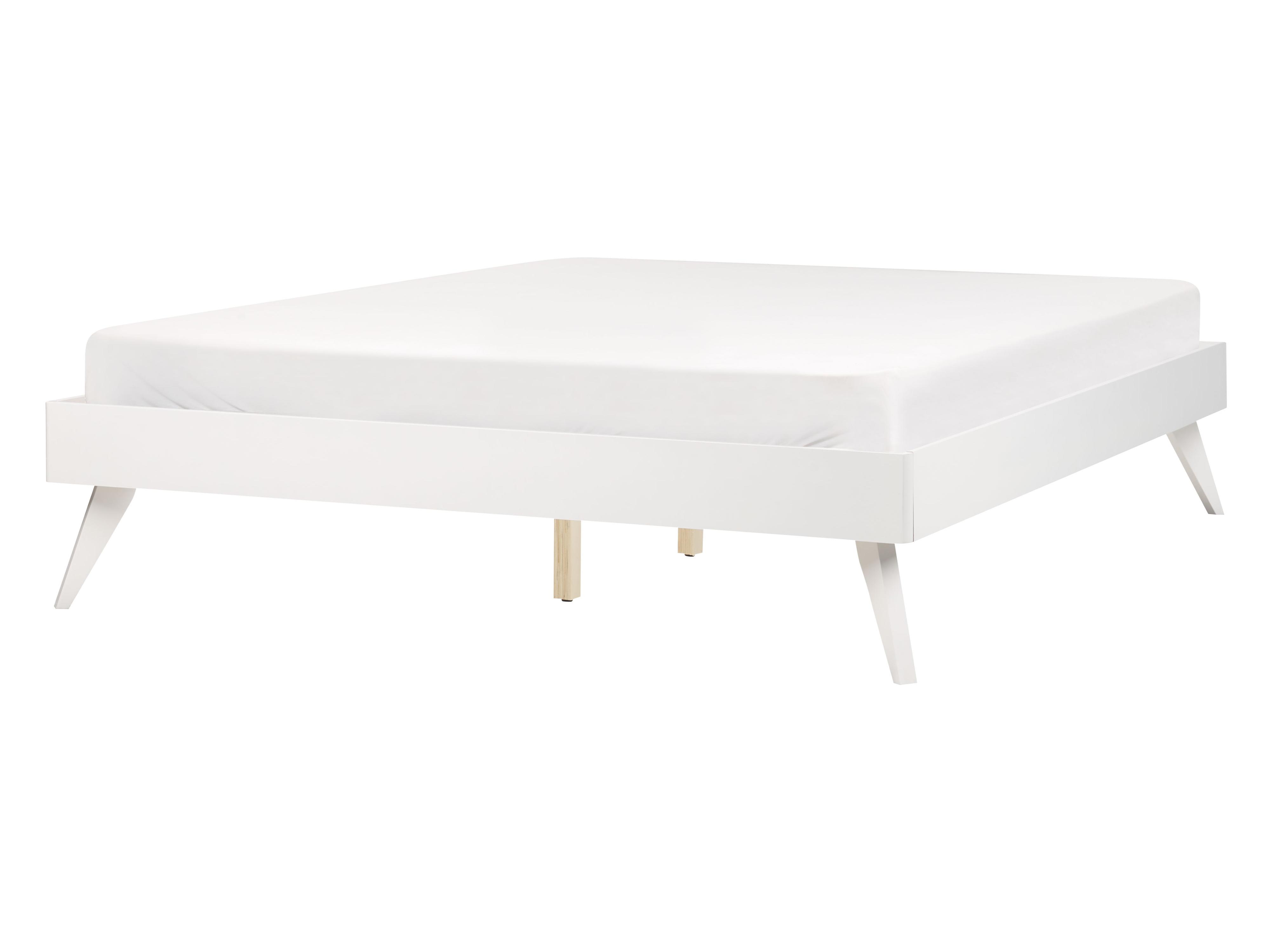 Cama sin cabecero BERRIC 140 x 200 cm Blanco