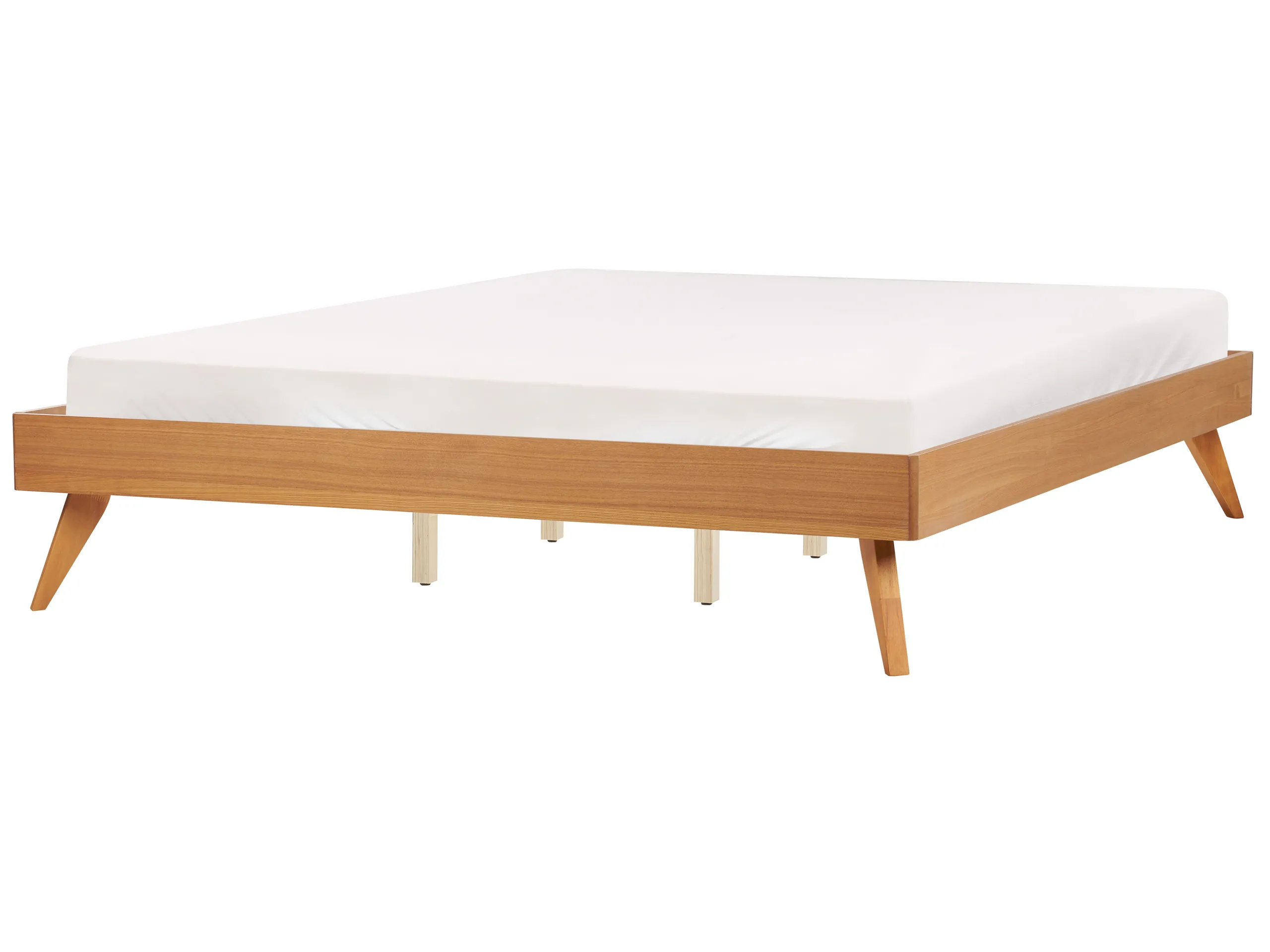 Cama sin cabecero BERRIC 180 x 200 cm Fresno natural