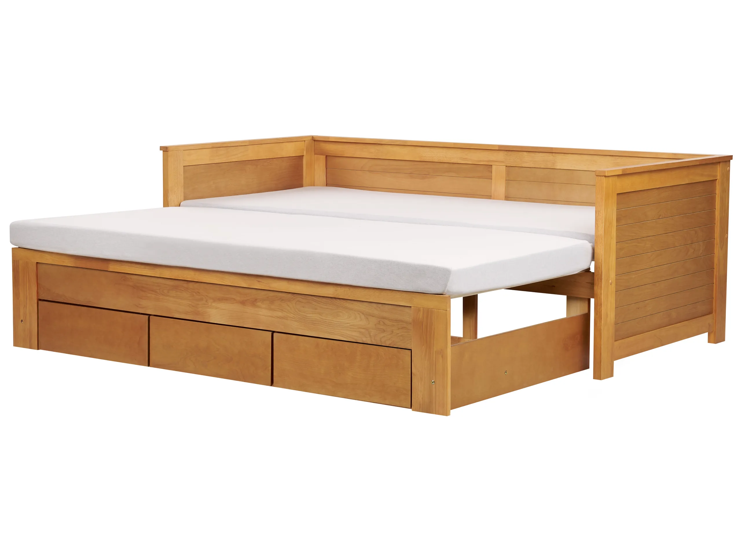 Cama con cajones Madera CAHORS 90 x 200 cm Marrón