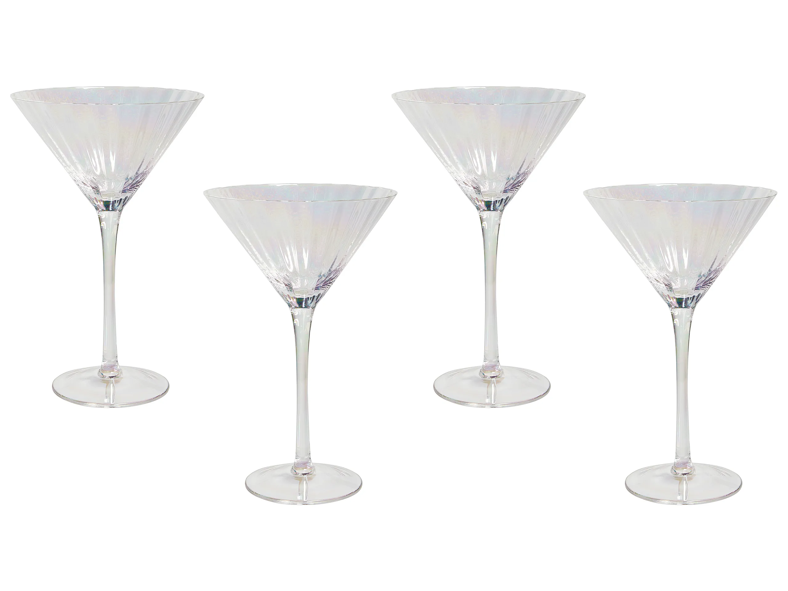 Conjunto de 4 copas de martini MORGANITE 220 ml Transparente