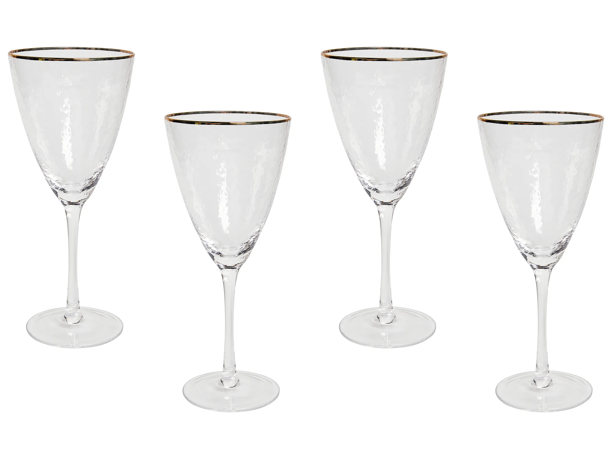 Conjunto de 4 copas de vino TOPAZ 380 ml Transparente
