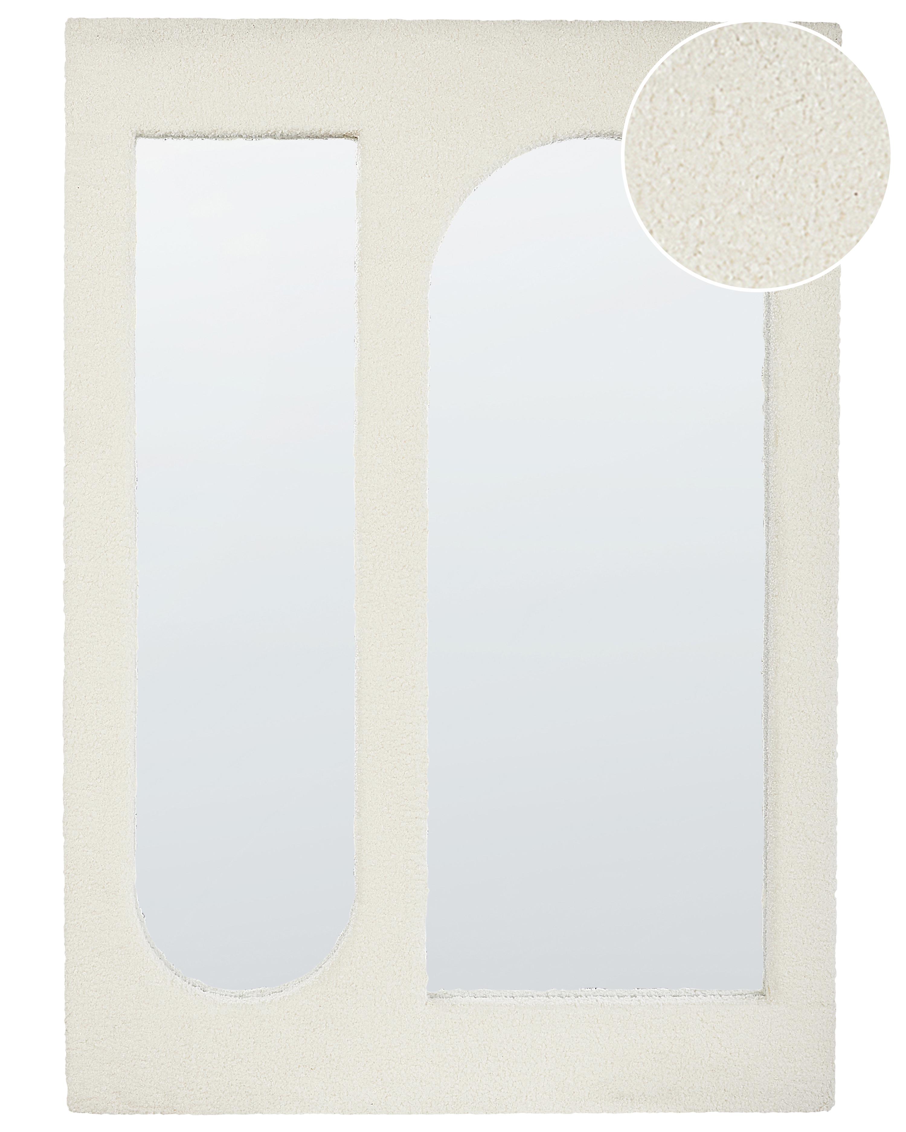 Wall Mirror MARCIGNY 70 cm 100 cm Boucle Off-White