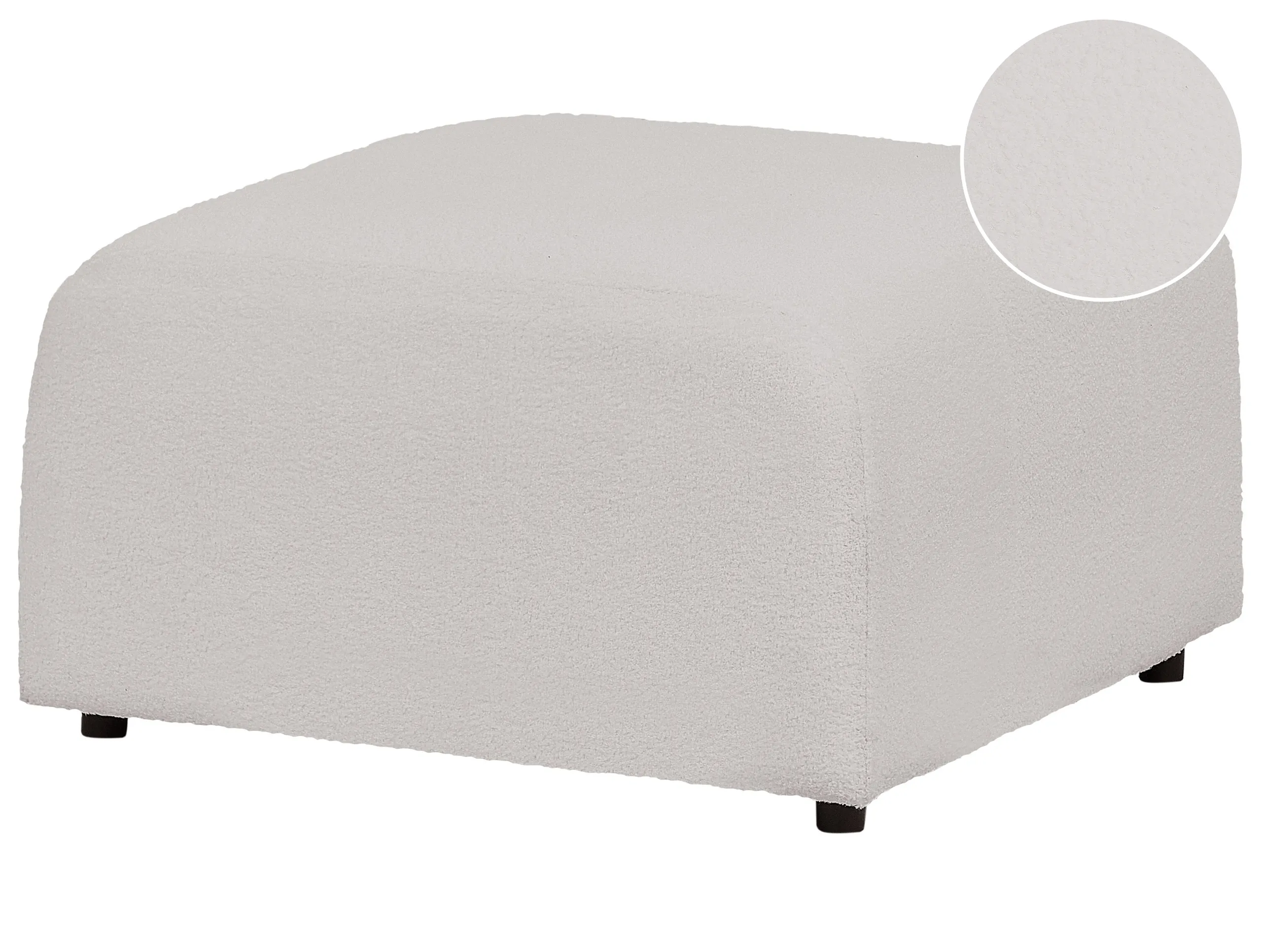 Ottoman FALSTERBO Boucle Light Grey