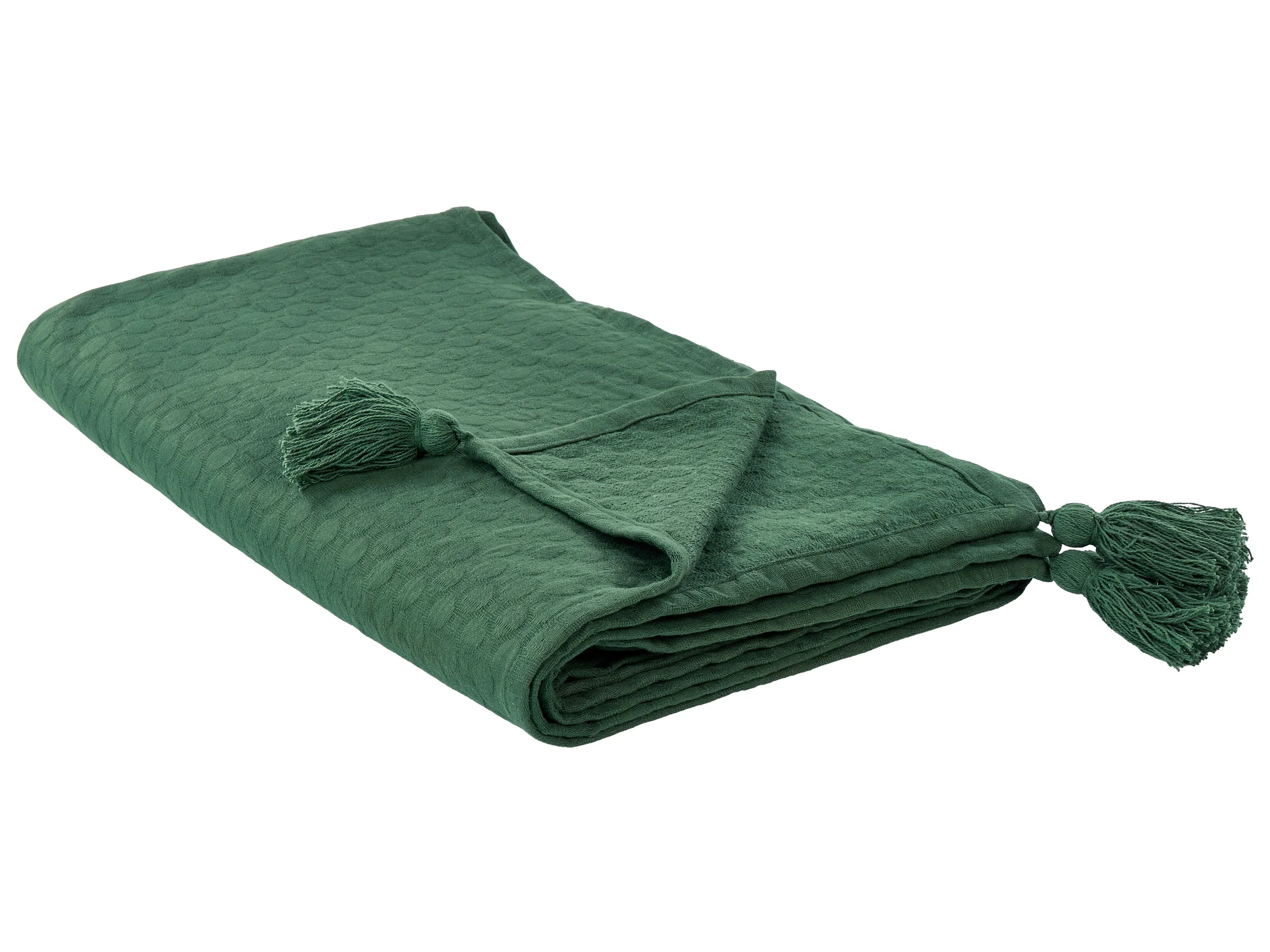 Colcha LINDULA Algodón 200 x 220 cm Verde