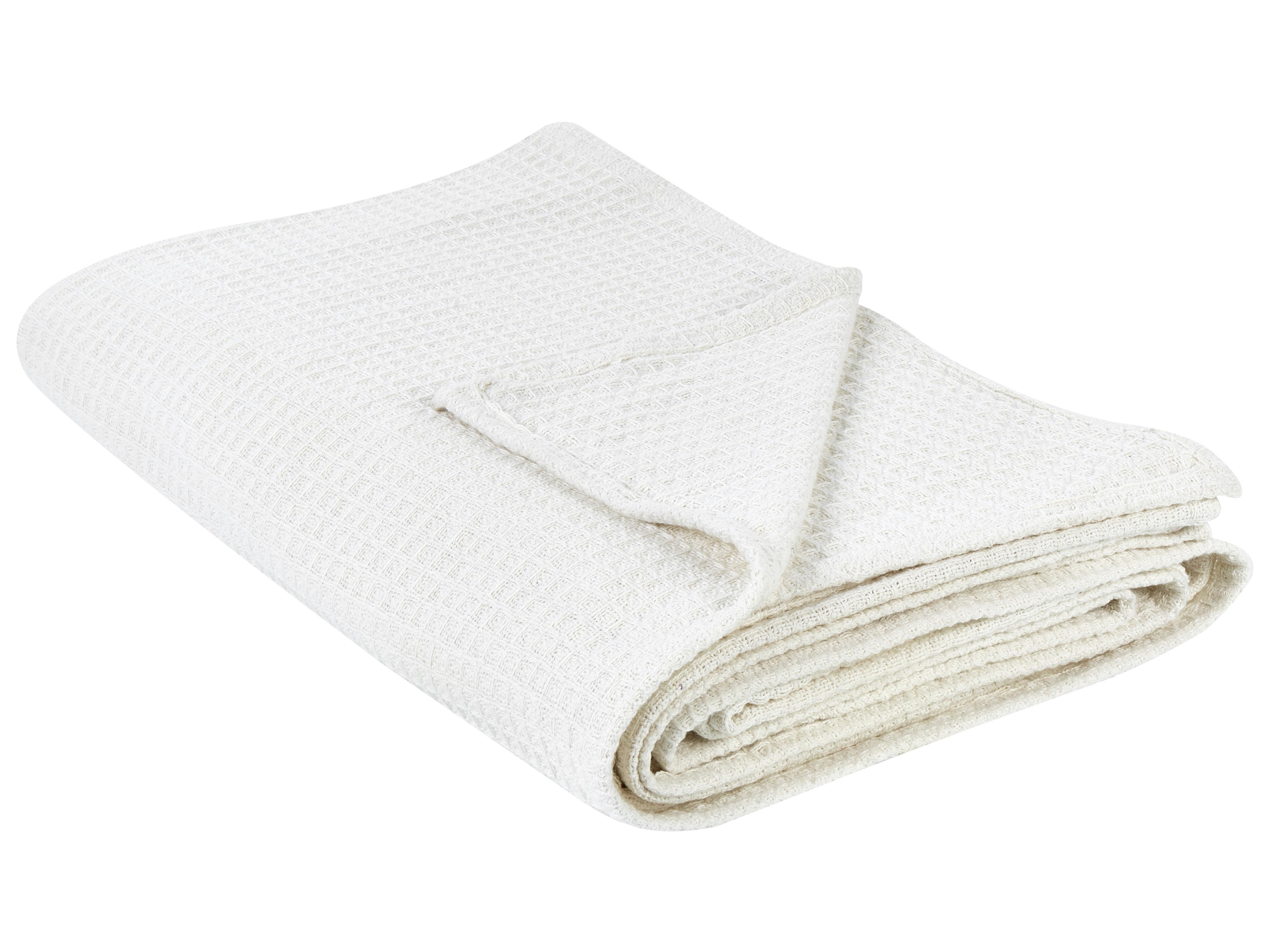 Colcha RAGALA Algodón 200 x 220 cm Beige claro