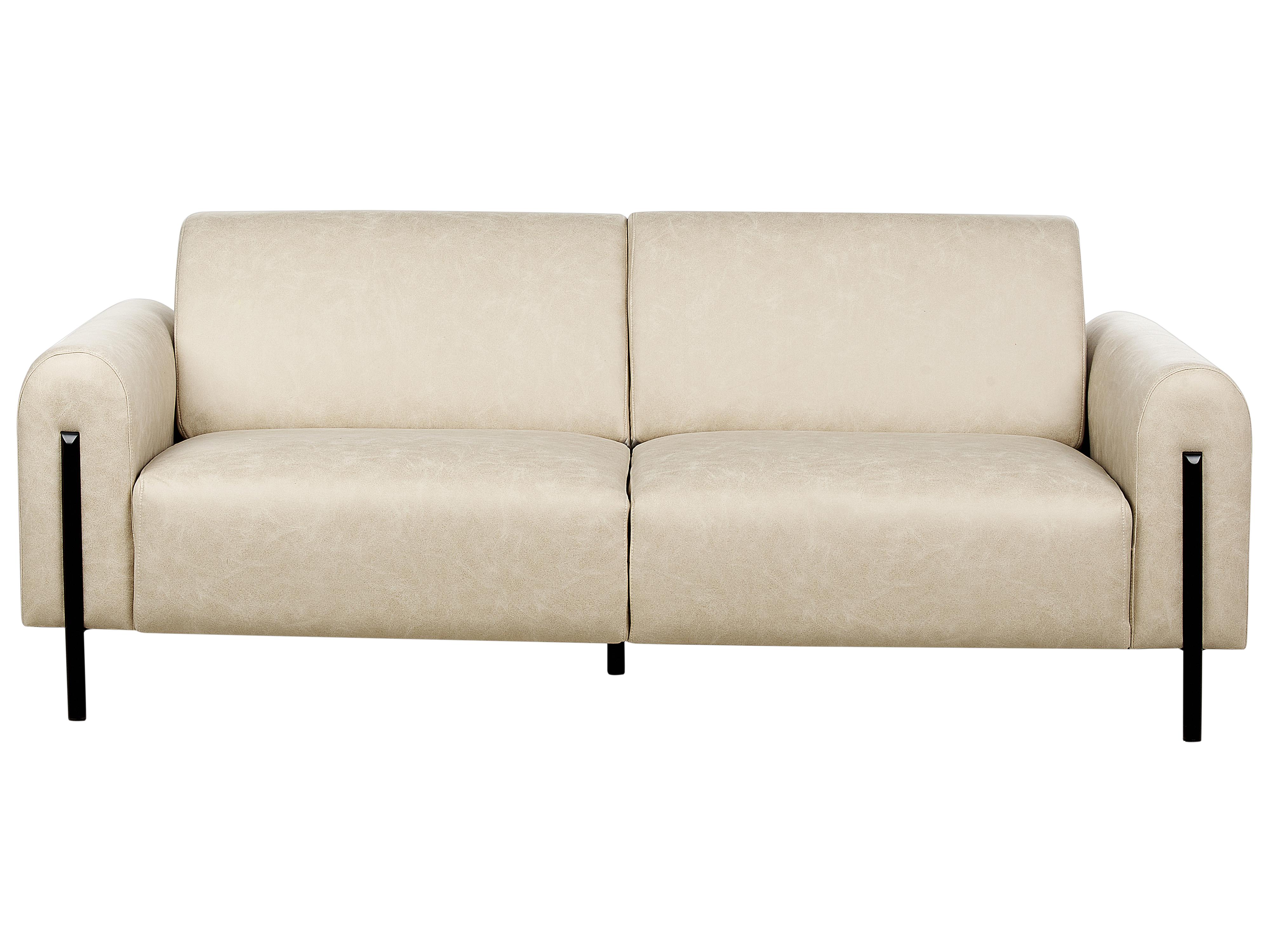 Sofa 3 Seater ASKIM Fabric Beige