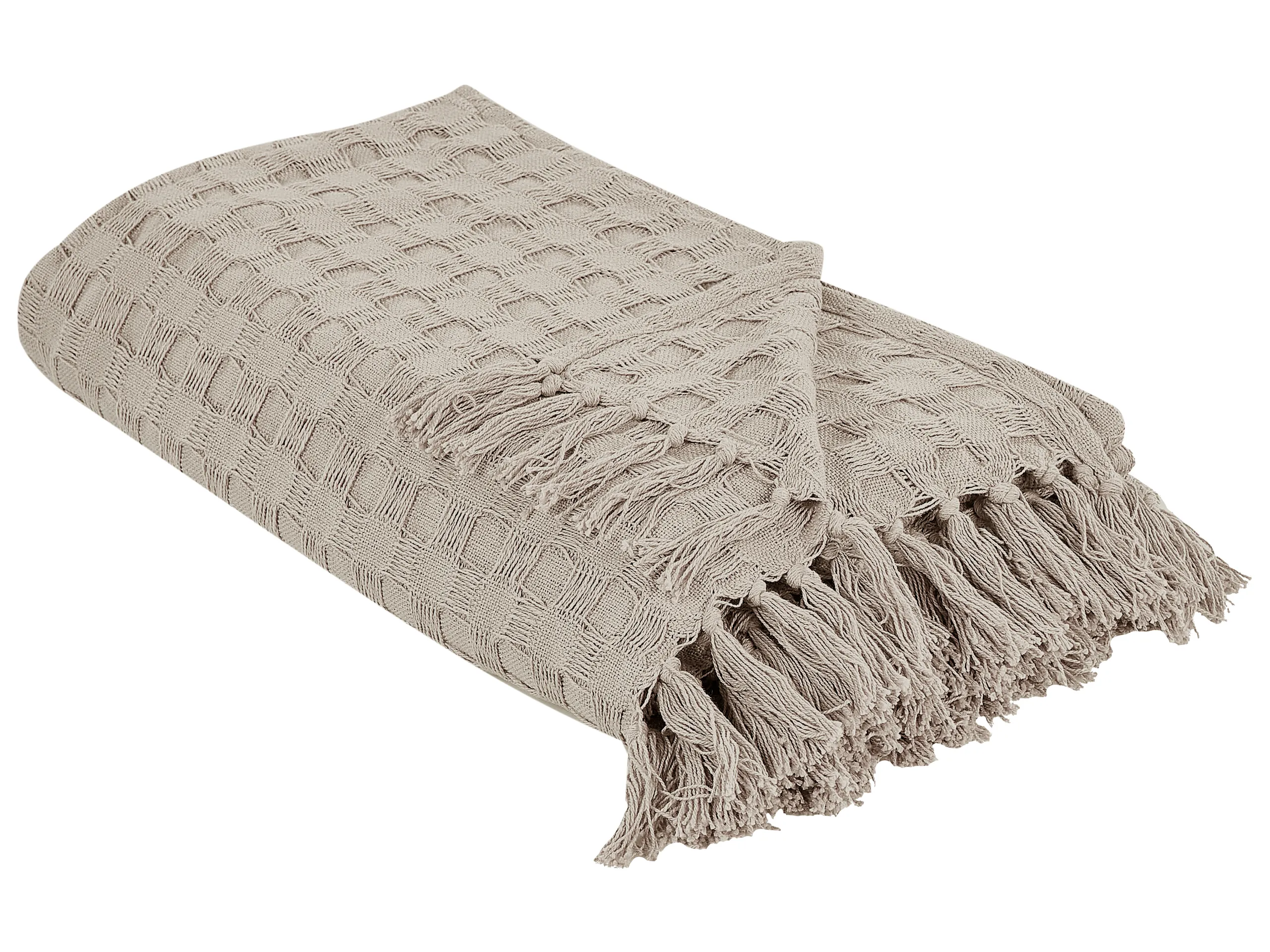 Colcha BERE Algodón 200 x 220 cm Gris pardo