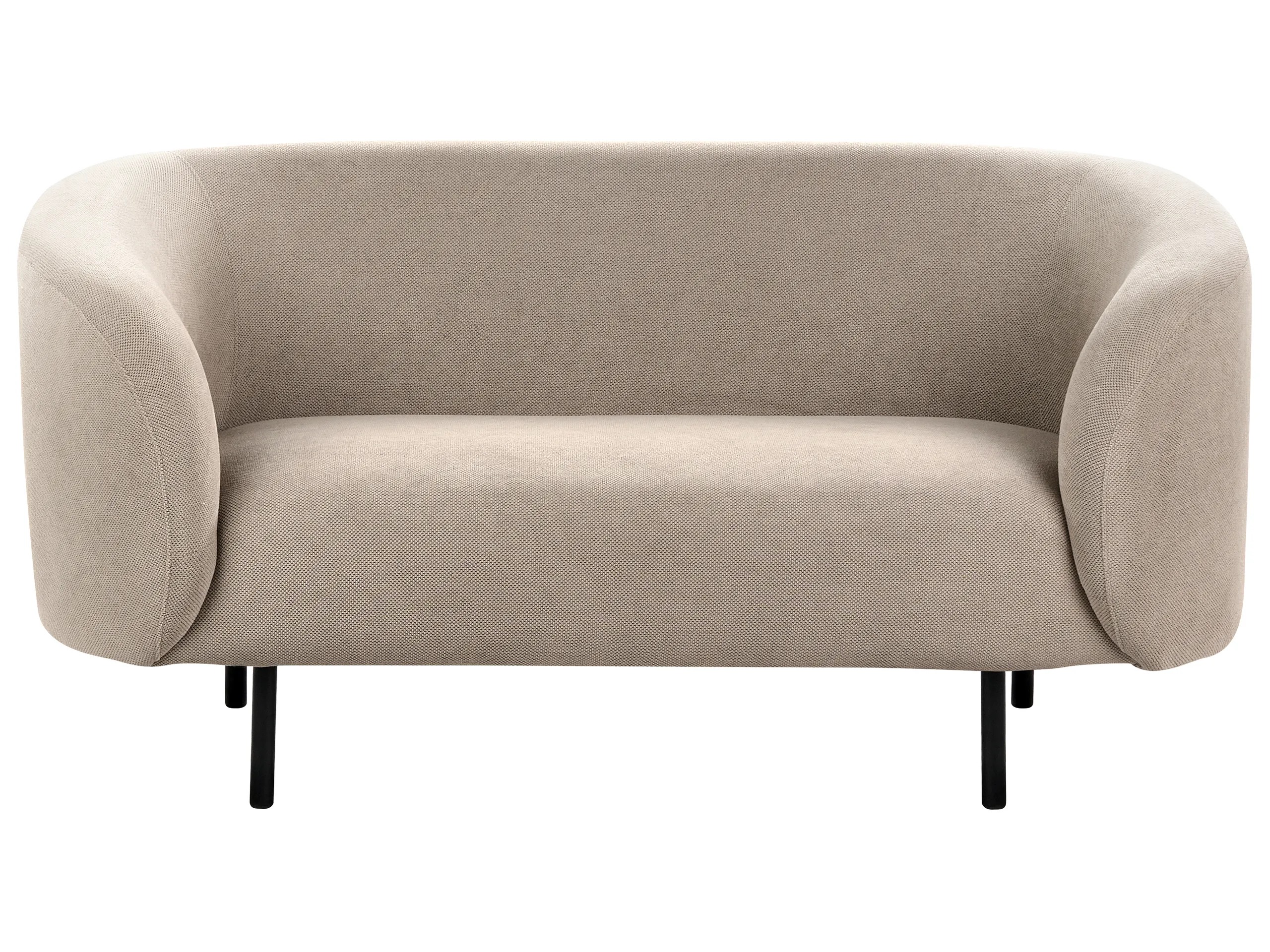 Sofa 2 Seater LOEN Fabric Taupe