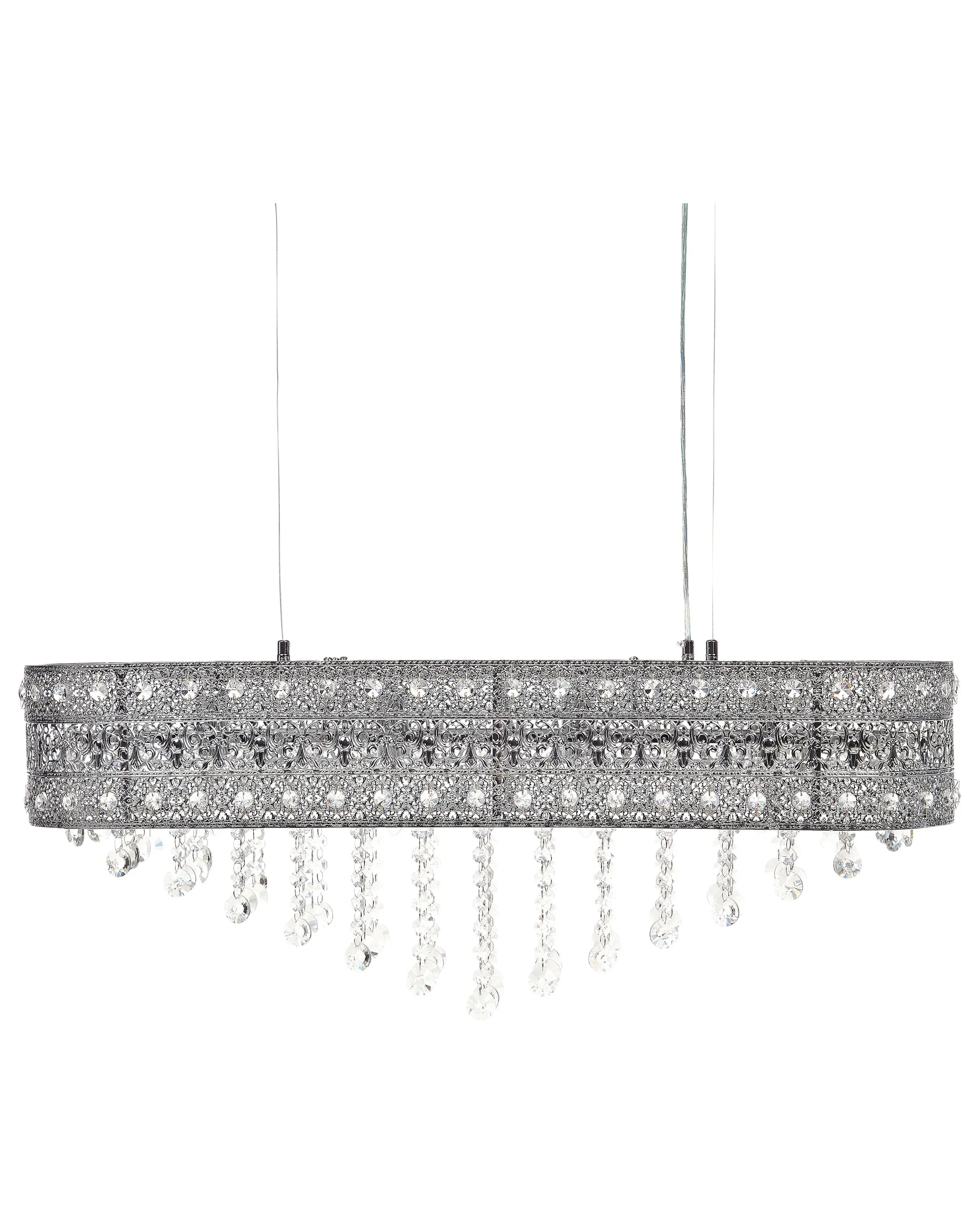 Chandelier BELELLE Crystal Silver