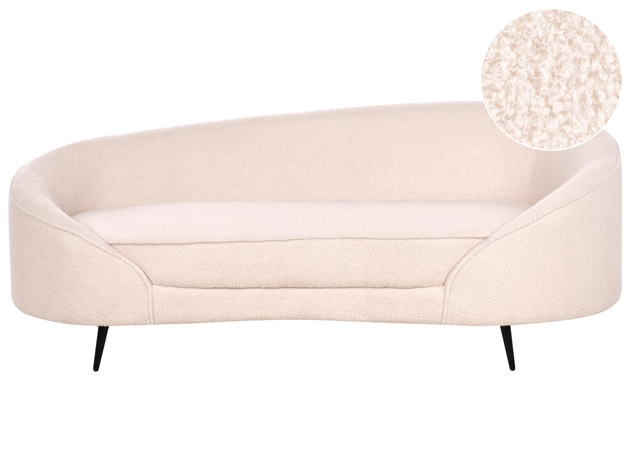 Sofa 2 Seater SAVAR Boucle Beige