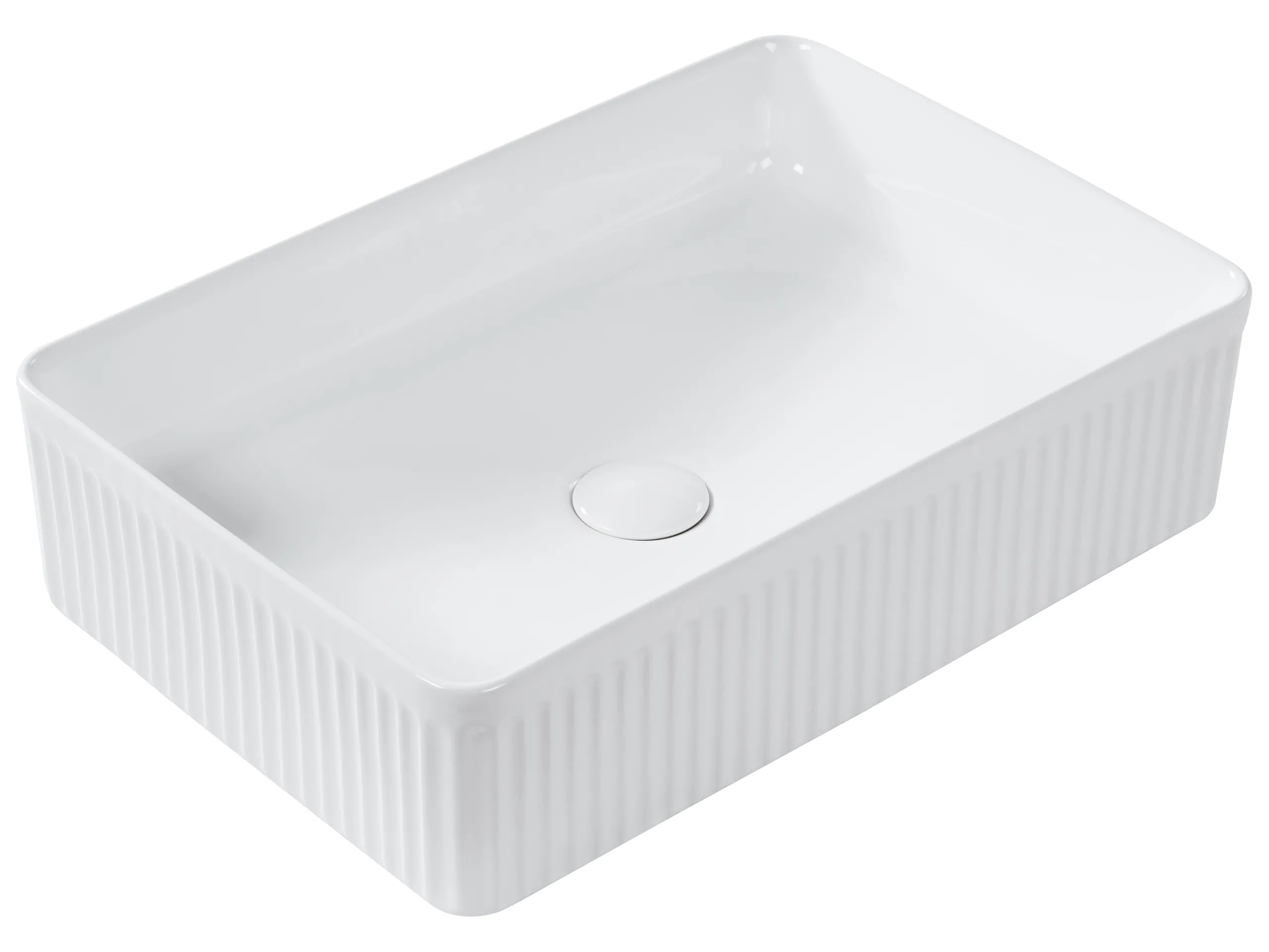 Countertop Basin GELDO 500 x 340 mm Ceramic White