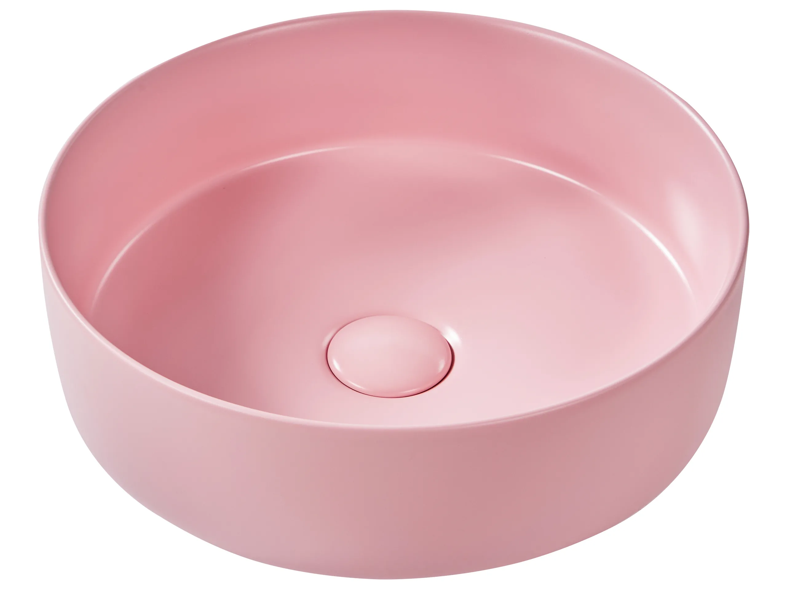 Countertop Basin GUDAR ⌀ 370 mm Ceramic Pink