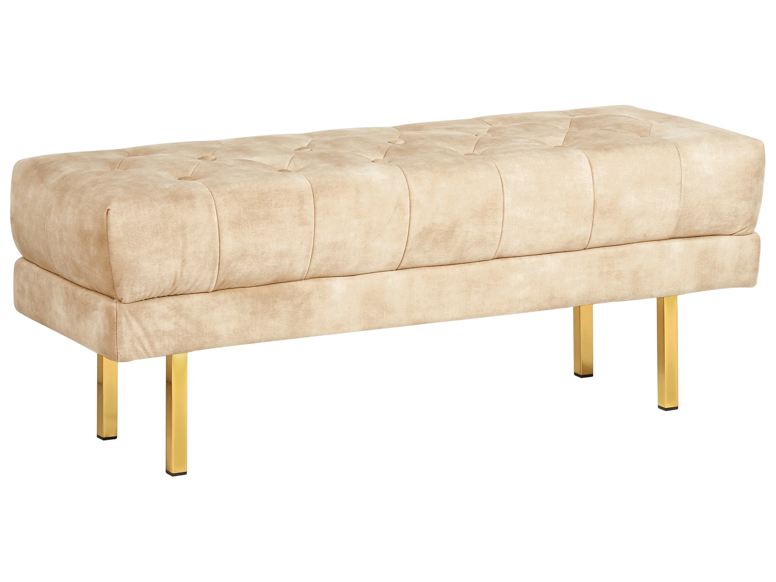 Banco ROSEVILLE Terciopelo Beige